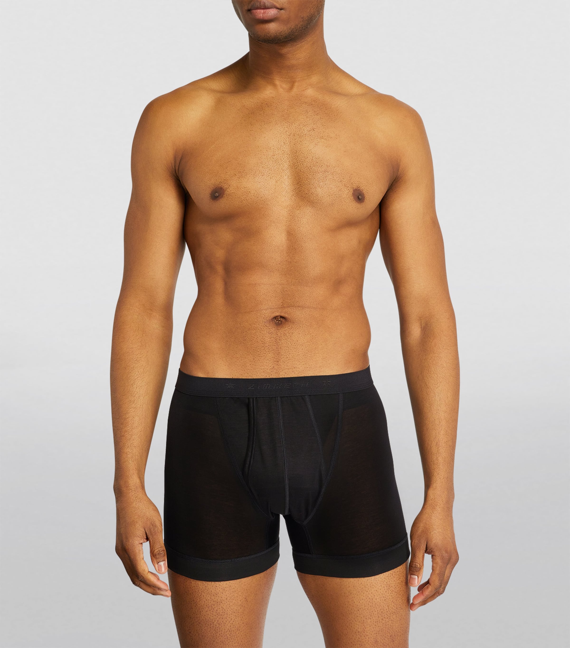 Zimmerli Black Cotton 252 Royal Classic Boxer Briefs | Harrods US
