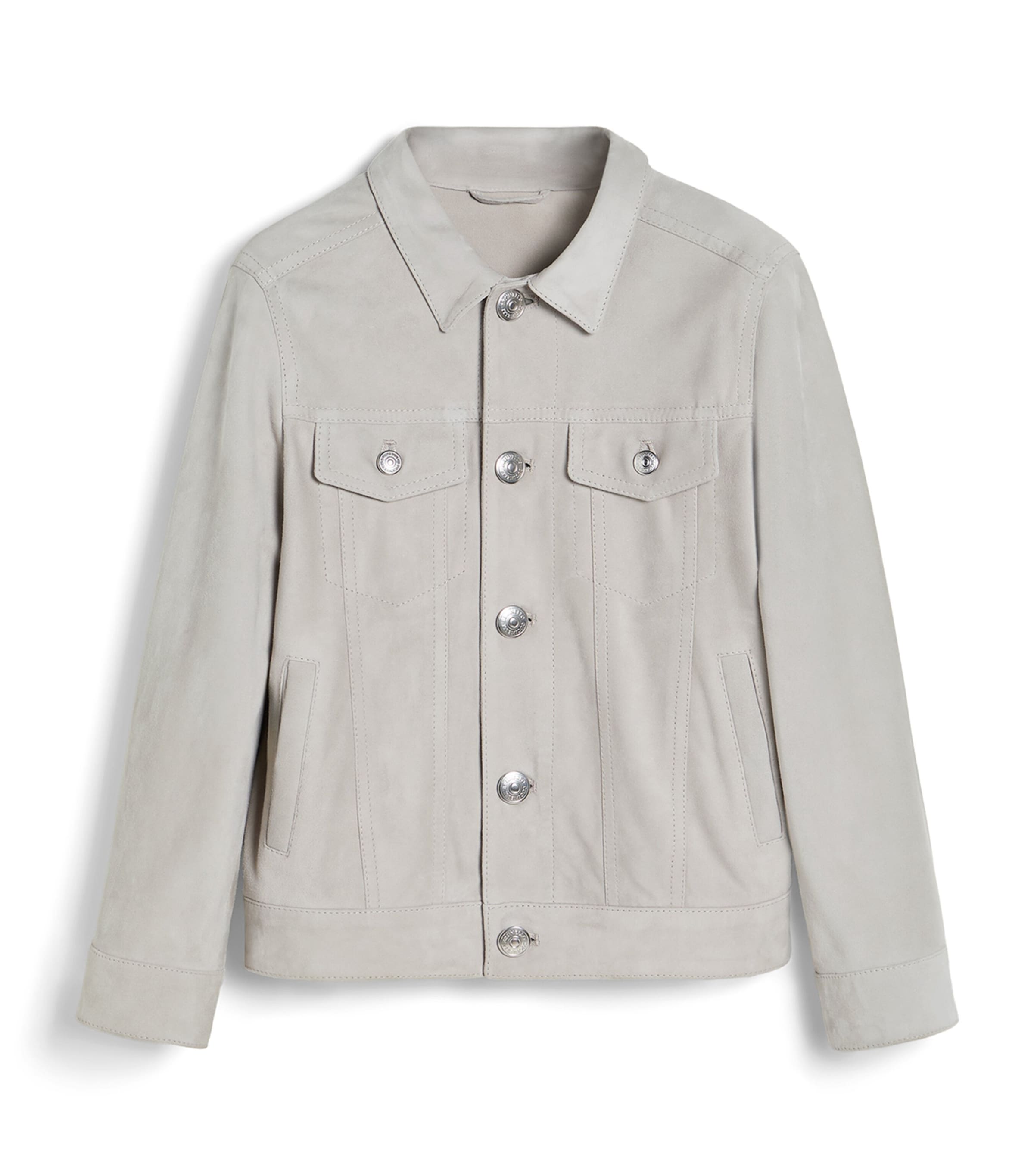 Brunello Cucinelli Kids Suede Jacket (4-6 Years) Image 1
