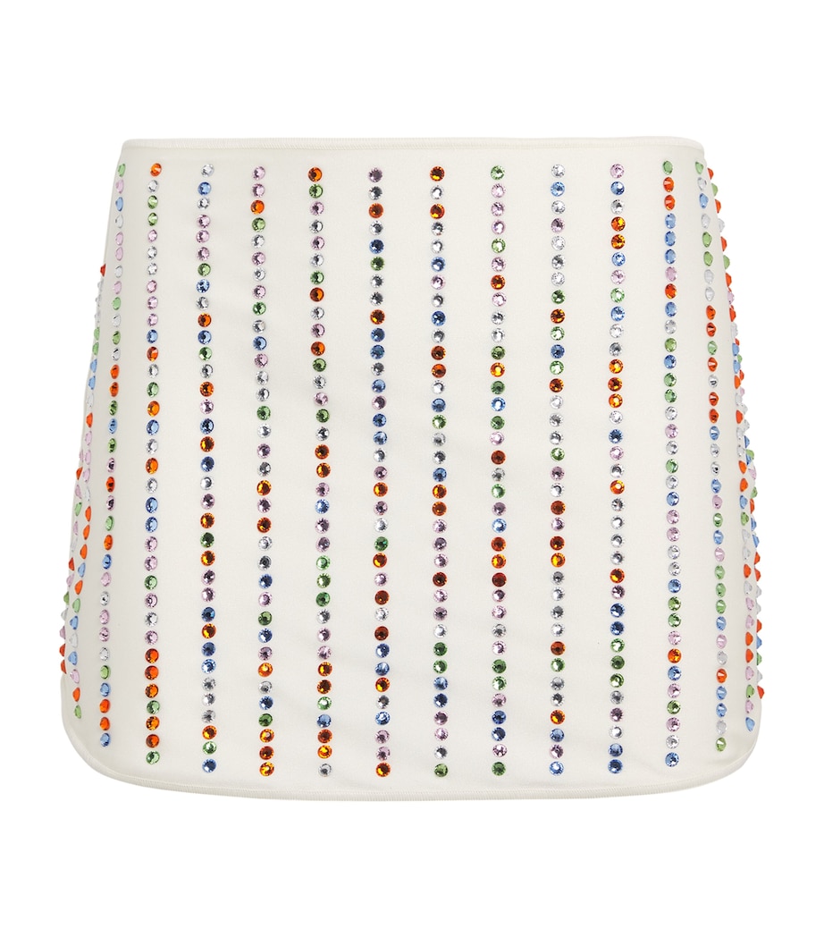Soft Gem Mini Skirt WHITE MULTICOLOR Image 1