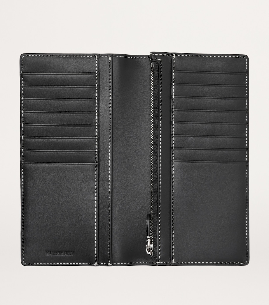 Check Continental Wallet DARK BIRCH BROWN Image 4