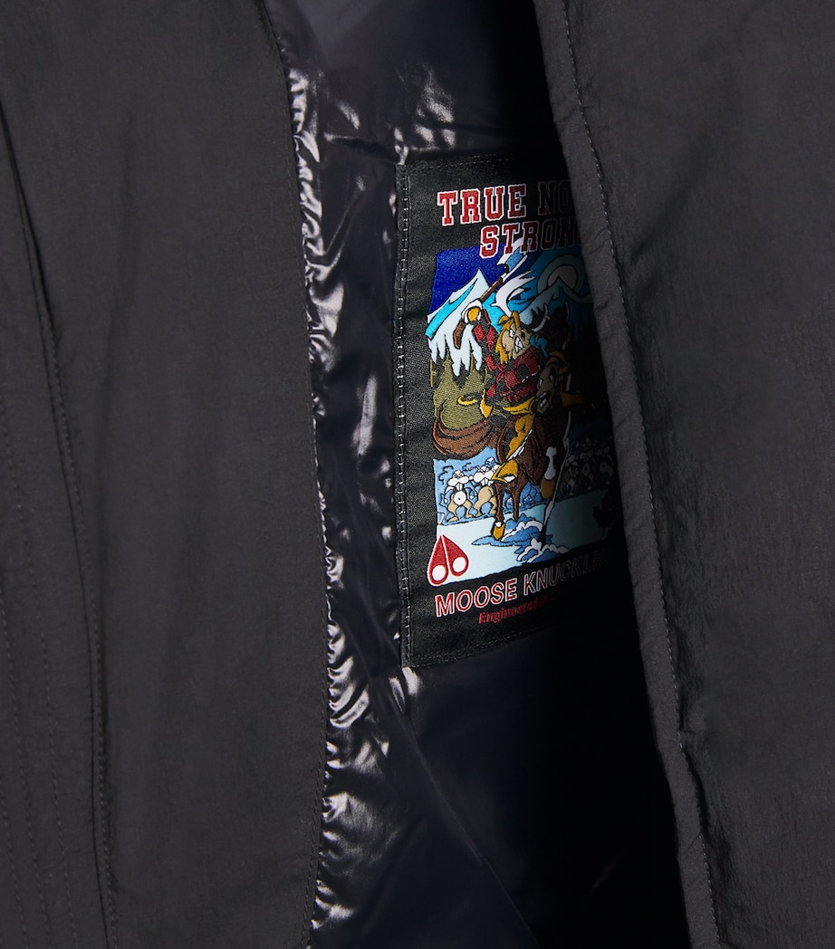 Everest Longline Puffer Coat BLACK - 292 Image 5