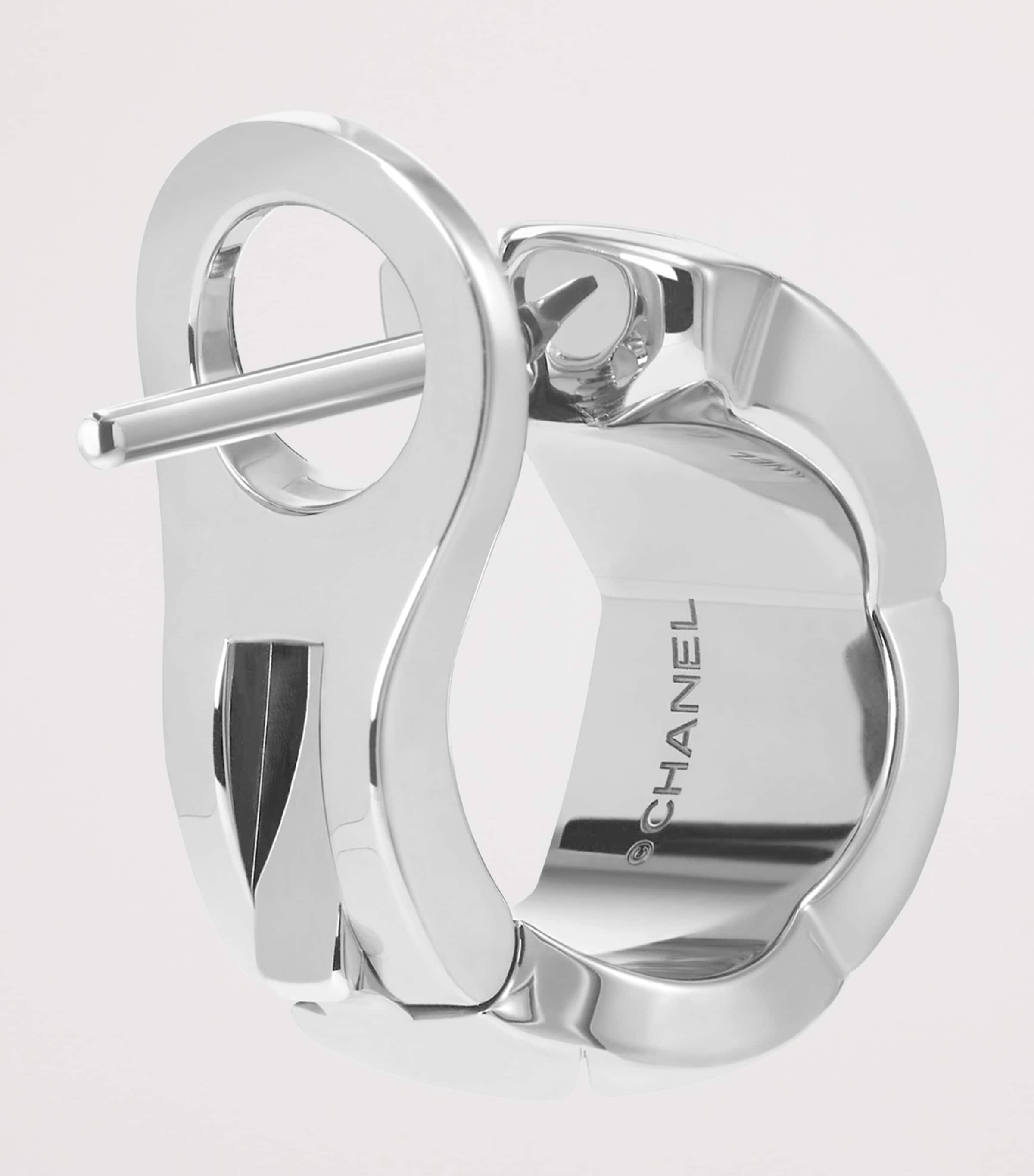 White Gold and Diamonds Coco Crush Earrings WHITE GOLD Image 3