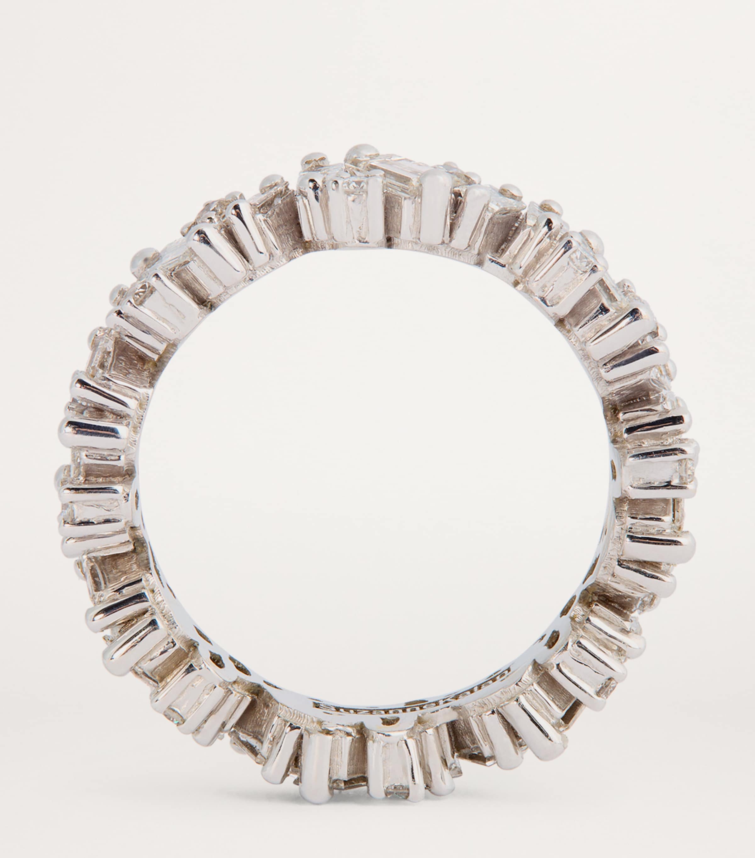 White Gold and Diamond Frenzy Ring (Size 5.5) 18K WG/WD Image 3