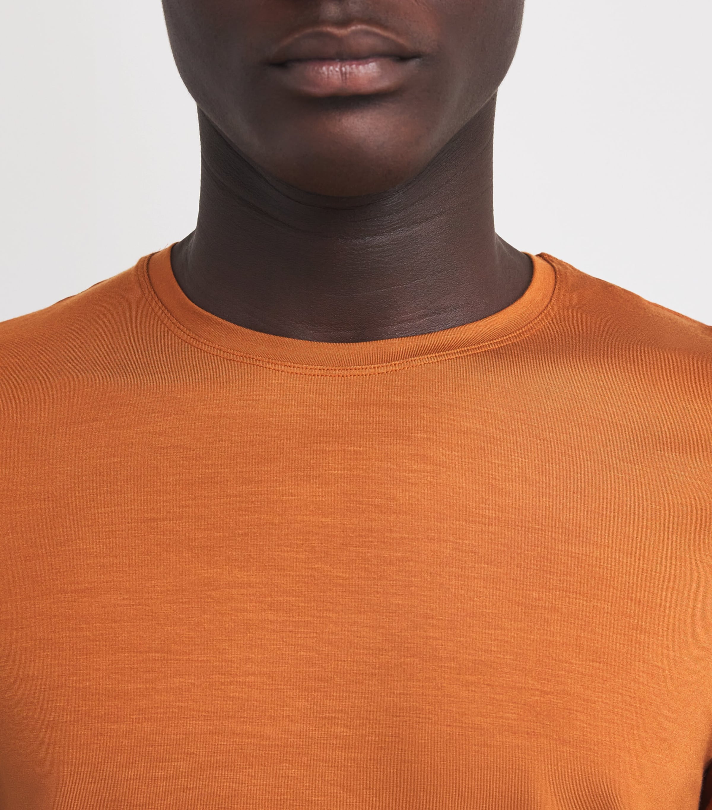 Micro Modal Basel T-Shirt 022BRO Image 6