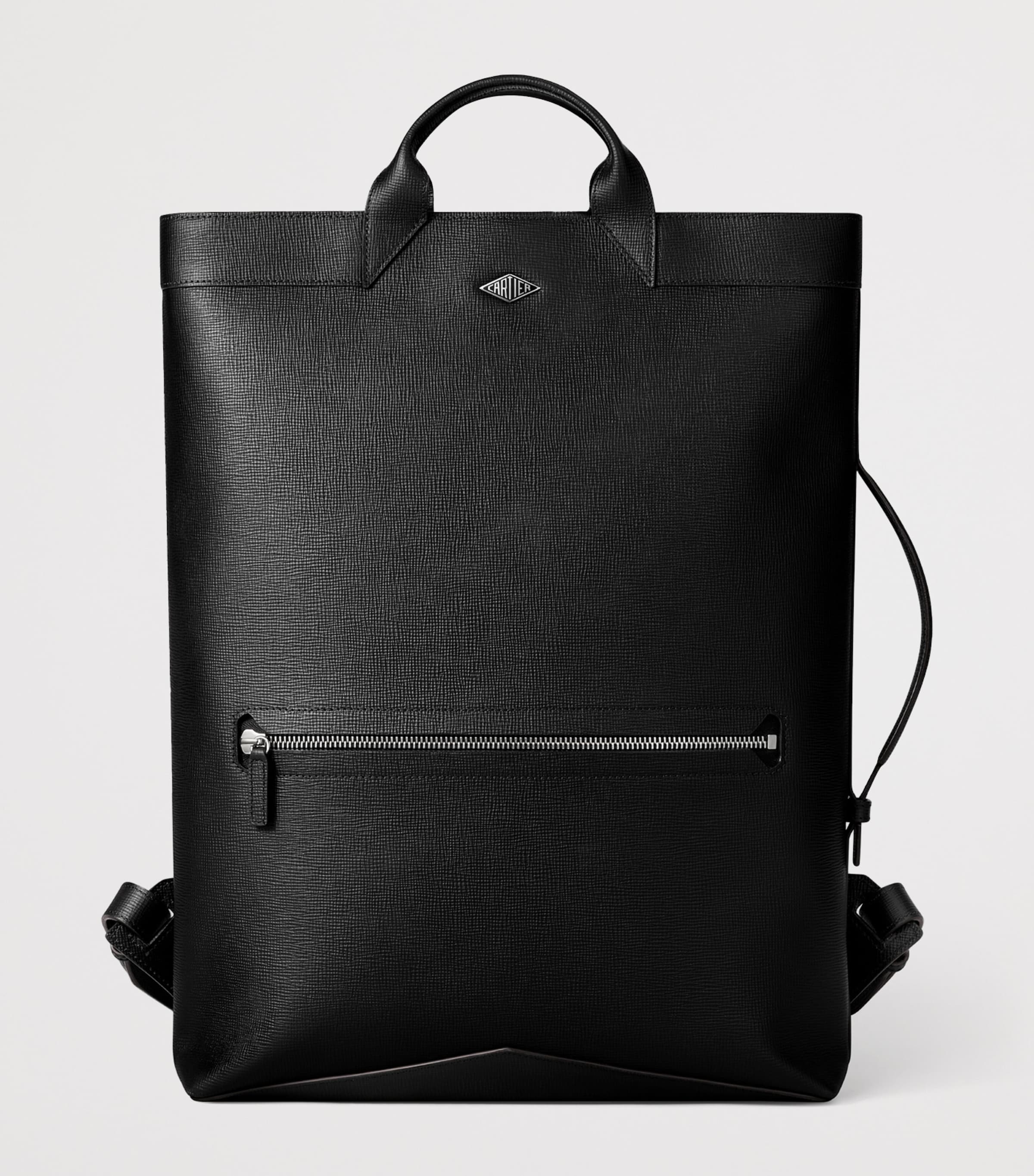 Cartier Leather Losange Backpack Black Image 2