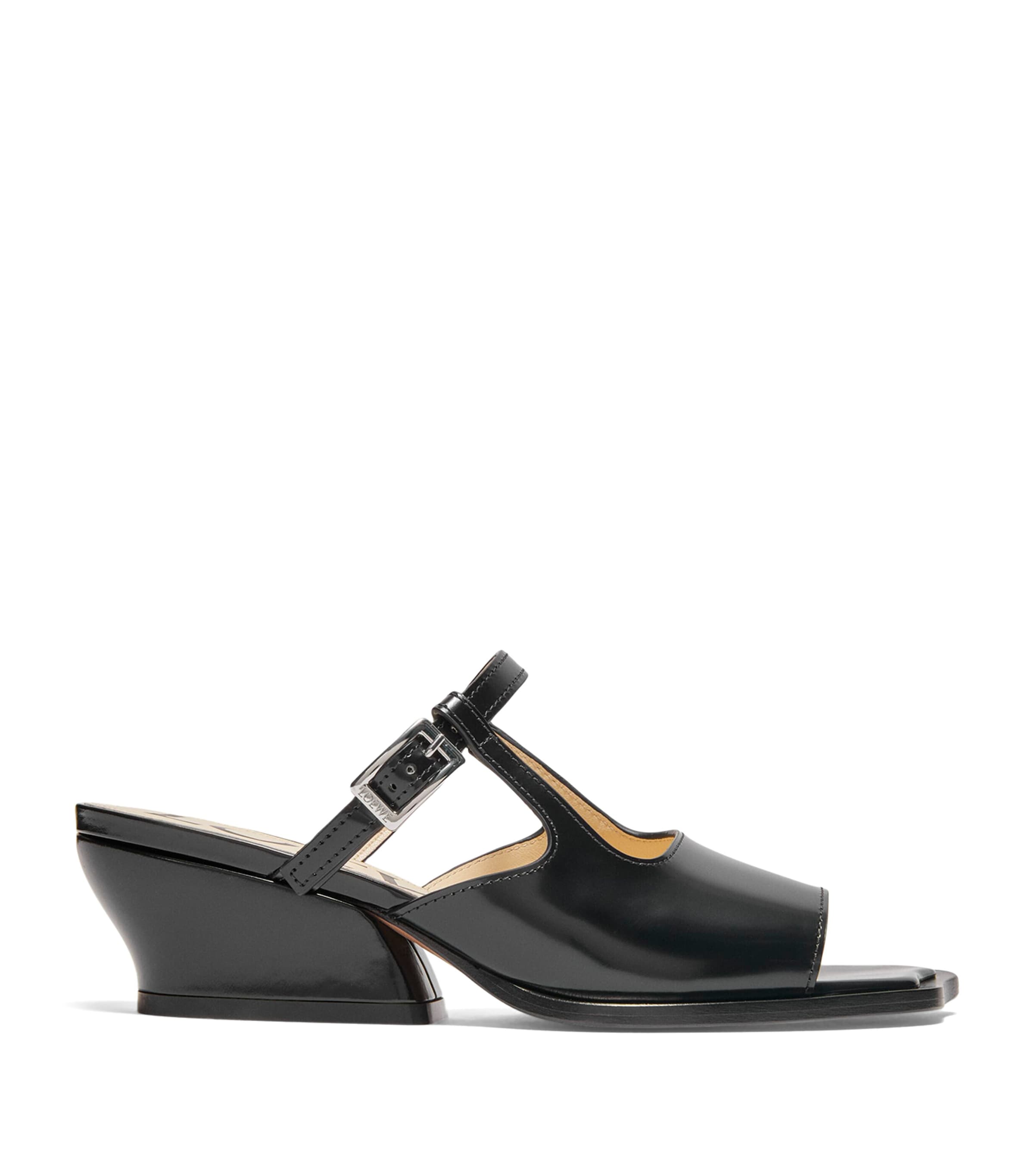 LOEWE LEATHER ONDA MARY JANE MULES 45