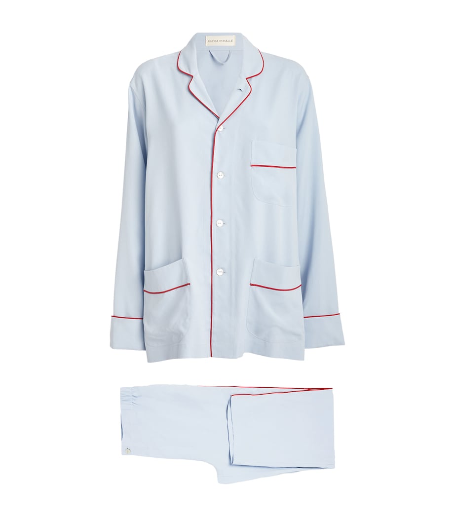 Silk Laurent Pyjama Set CERULEAN Image 1