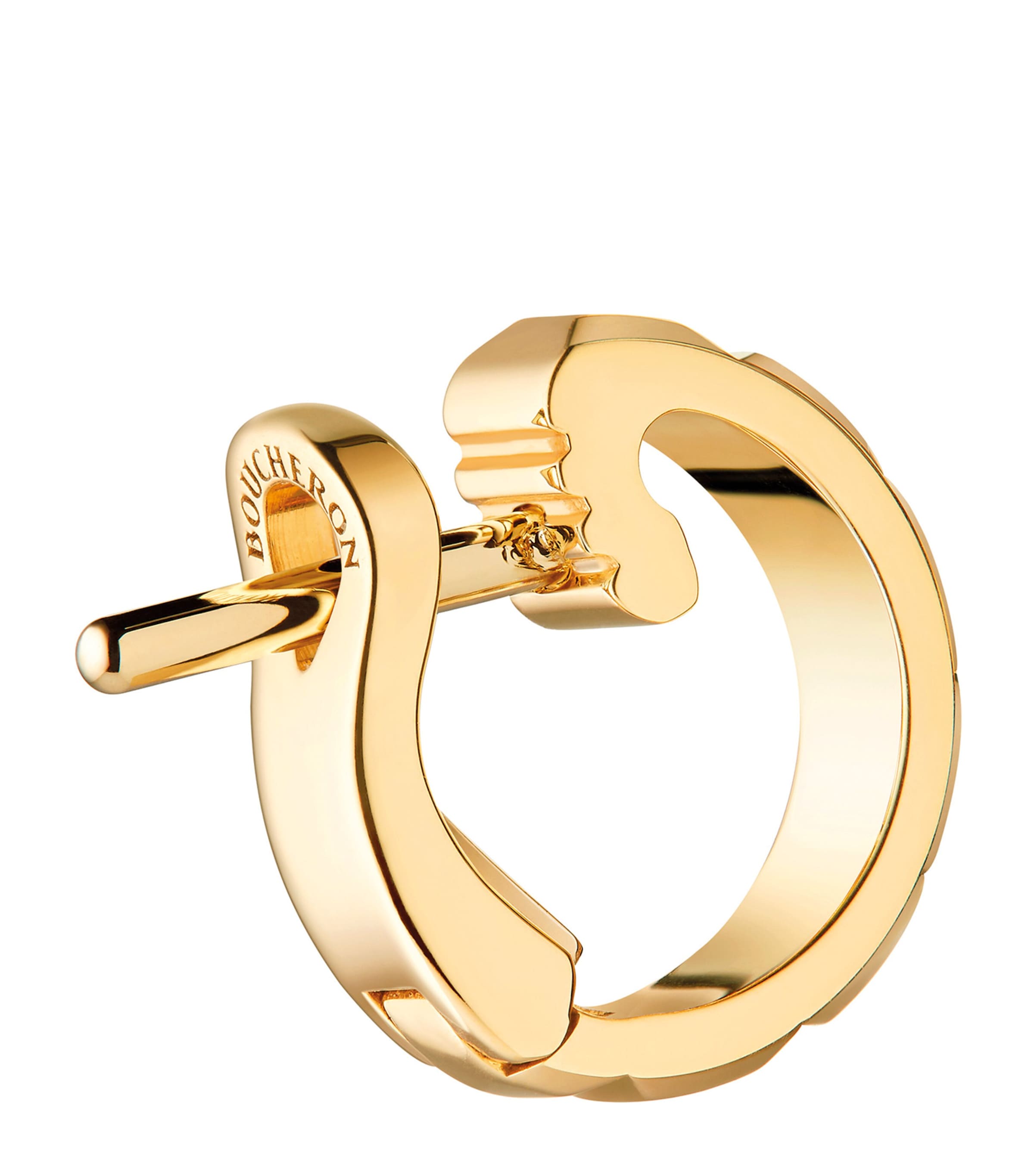 Yellow Gold Quatre Clou de Paris Single Clip Earring GOLD Image 3