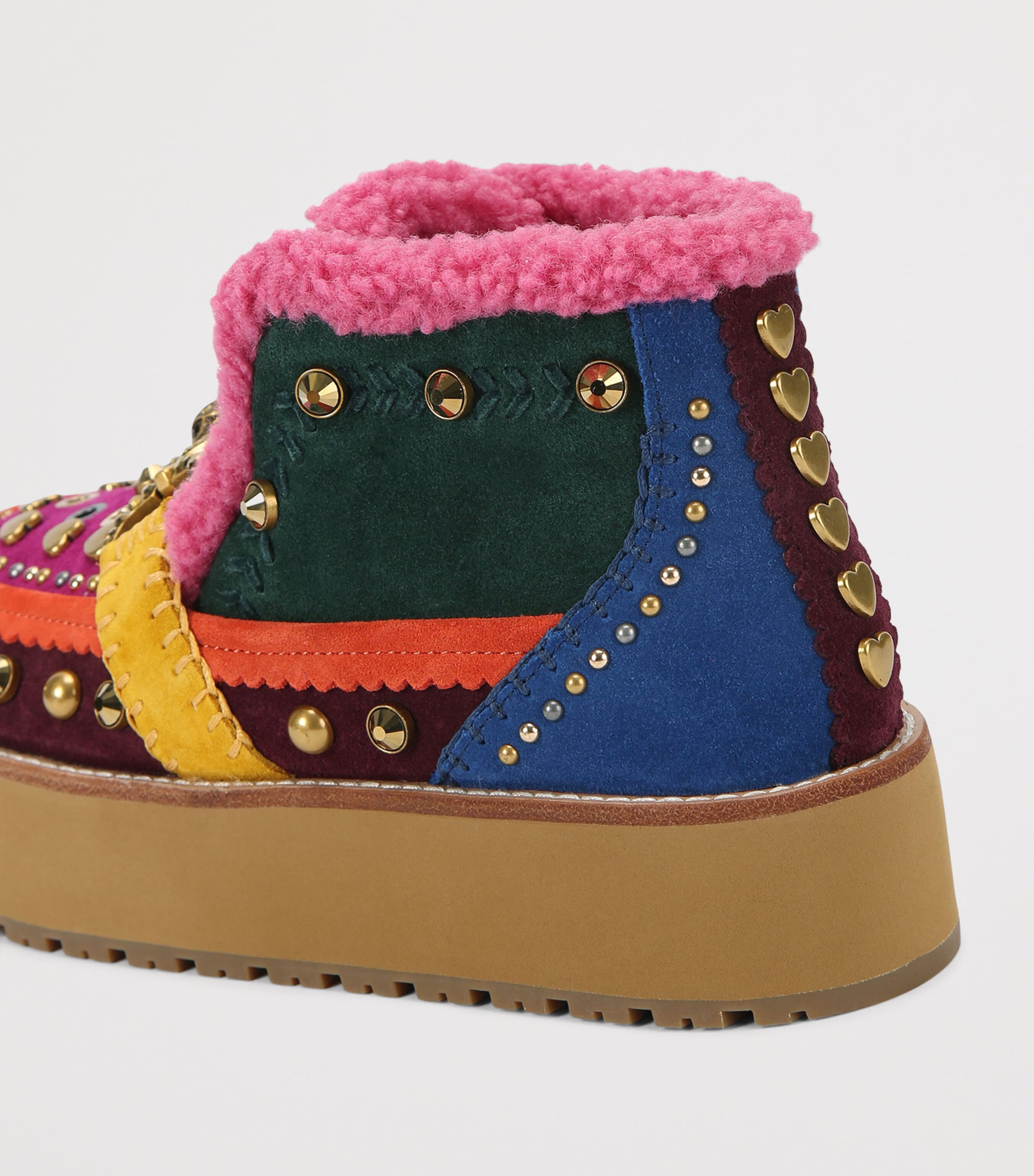 Kurt Geiger London Suede Mansion Cosy Ankle Boots Mult/other Image 2