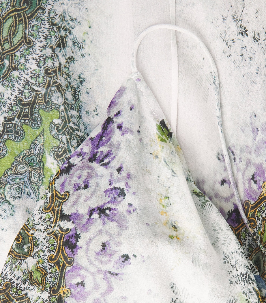 Silk Floral Absence Maxi Dress ABSENCE PRINT Image 5