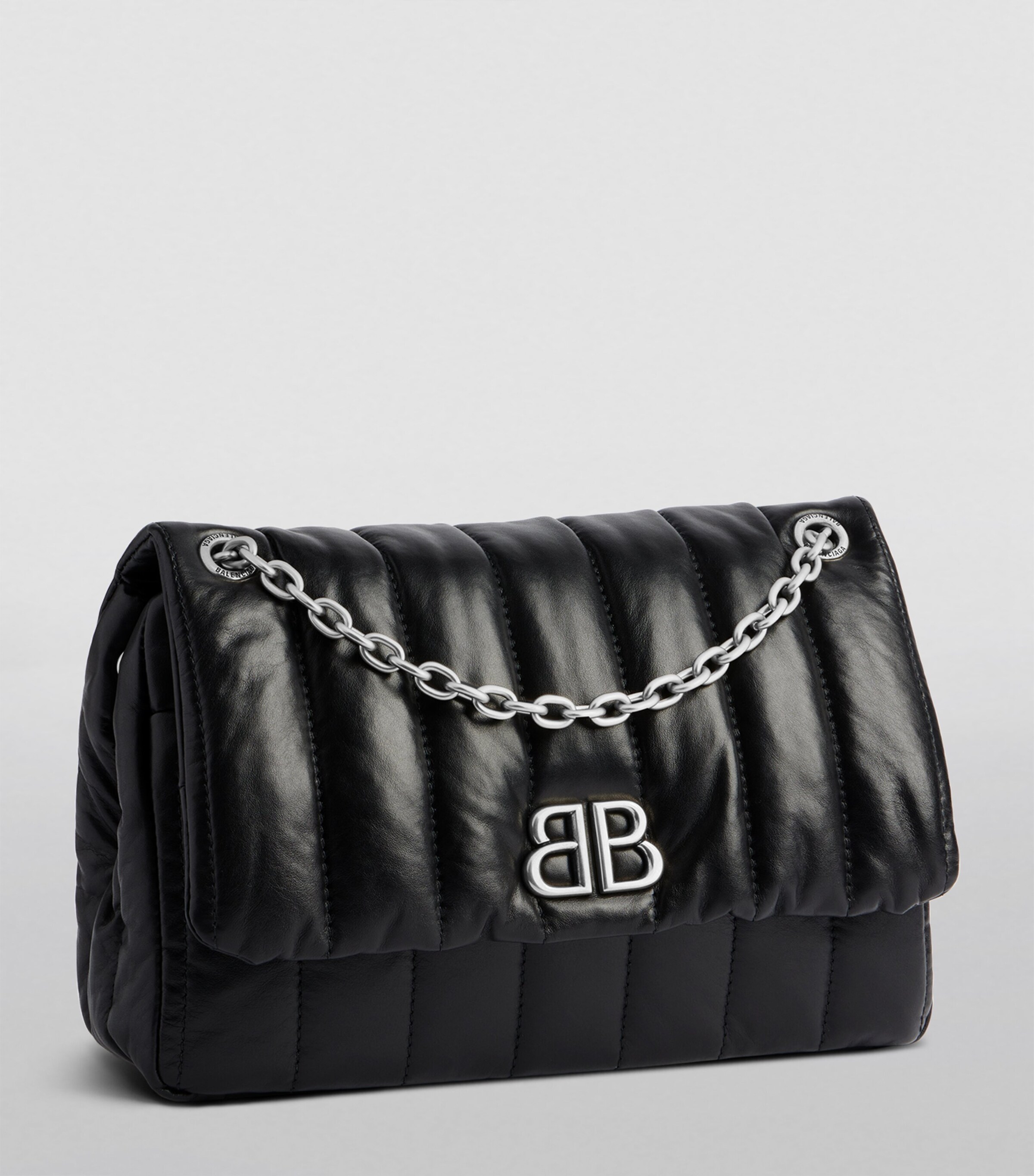 Balenciaga Mini Leather Monaco Shoulder Bag Image 6