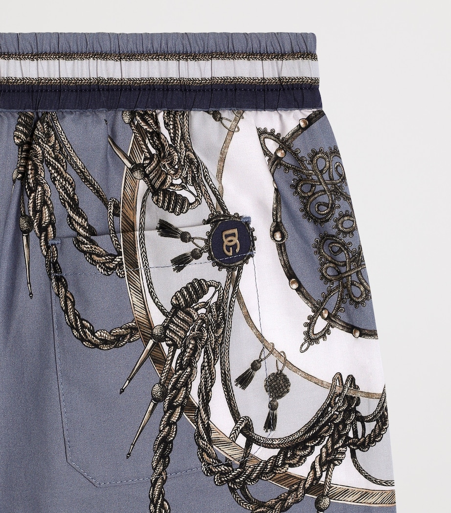 Dolce&Gabbana Kids Cargo Print Shorts (3-30 Months) Cord Image 4