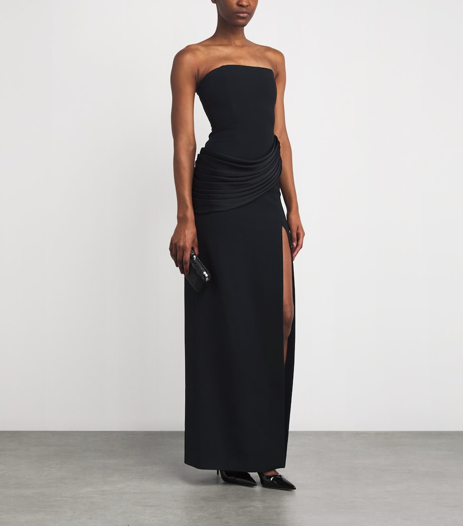 Strapless Sage Gown BLACK Image 2