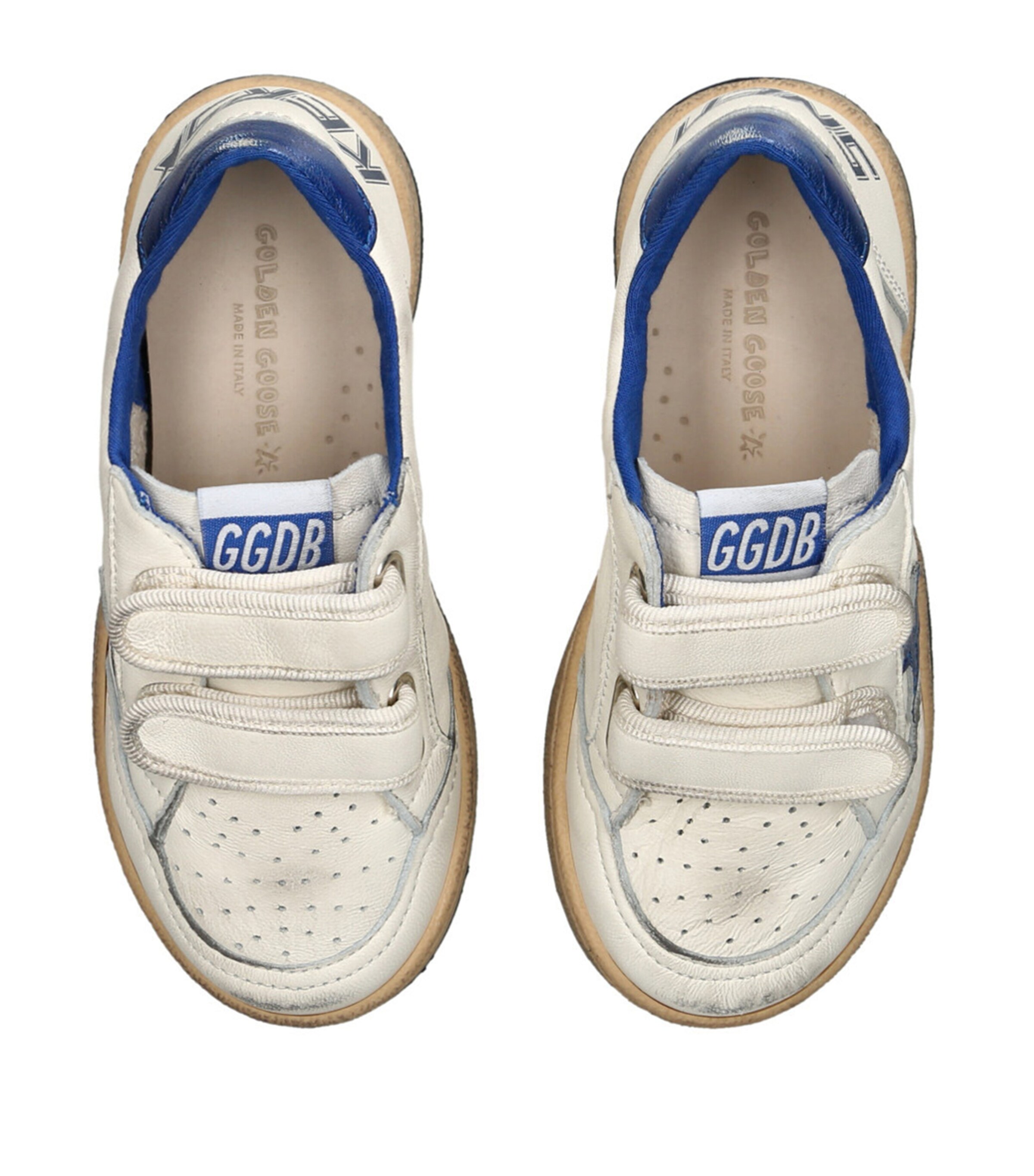Leather Ball Star Sneakers WHITE/NAVY Image 4