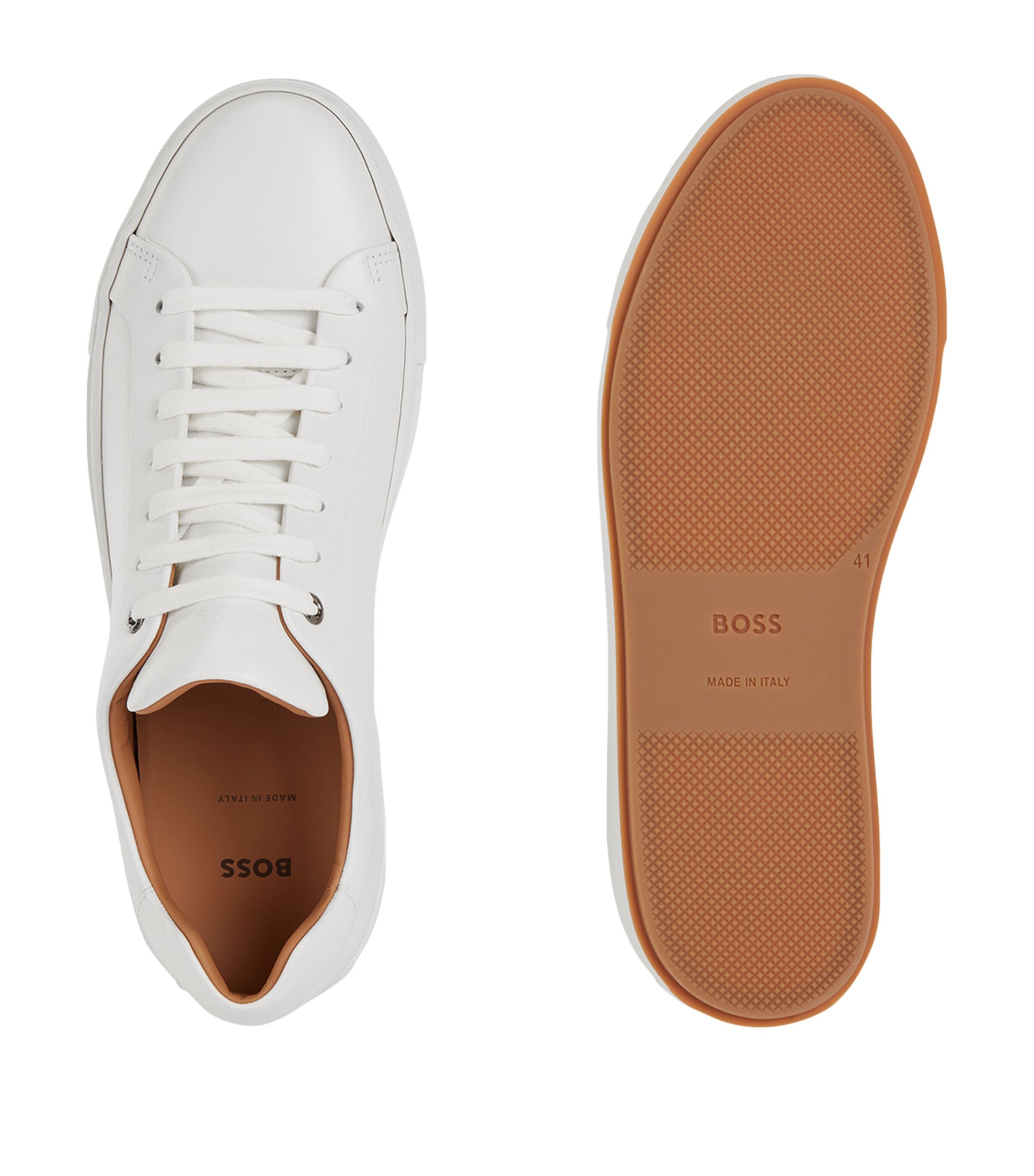 Burnished Leather Sneakers 112 Image 3