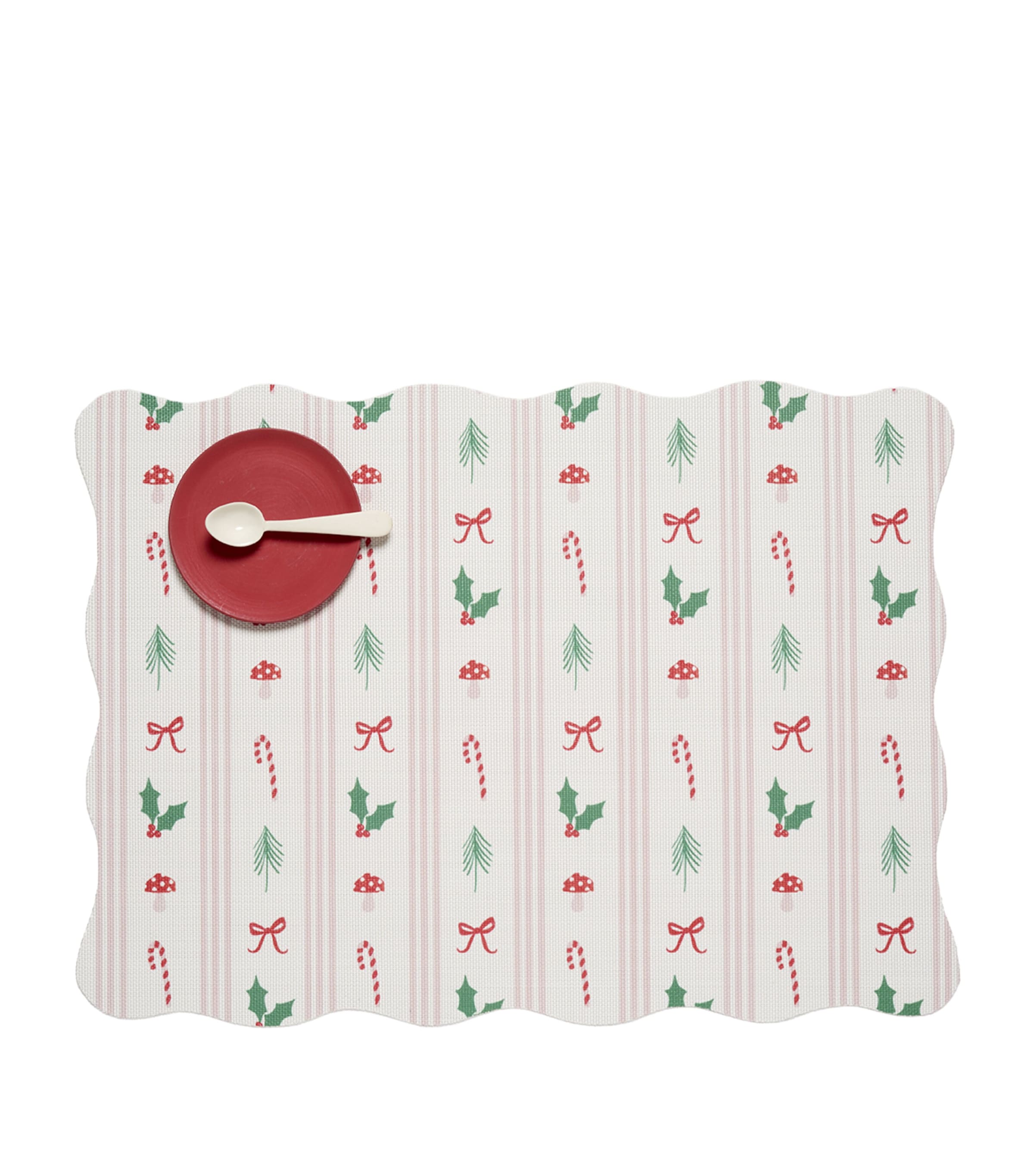 Chilewich x Meri Meri Festive Icon Stripes Placemat (34cm x 47cm) MULTI Image 2