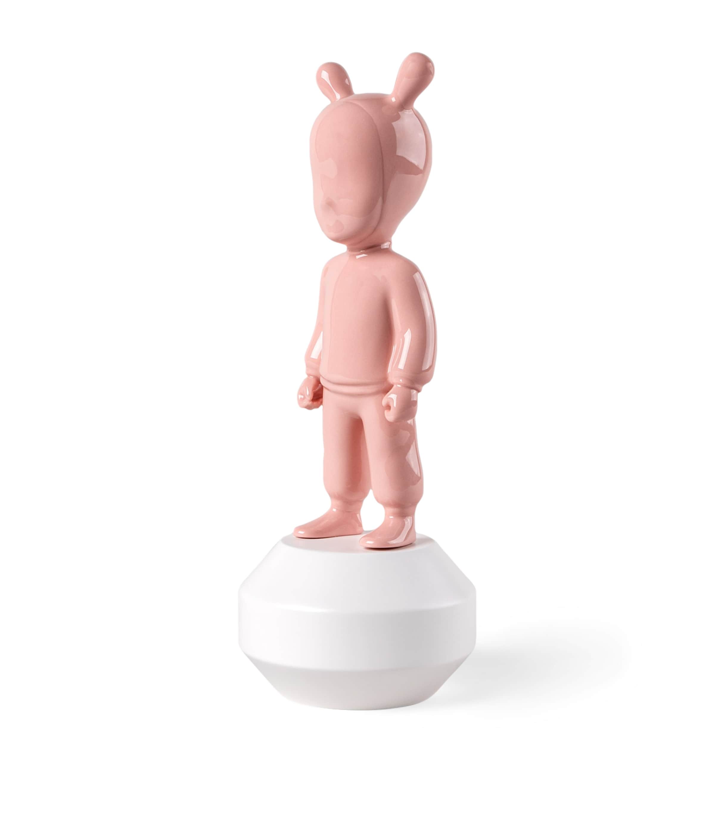 Lladró Small Porcelain The Pink Guest White & Pink Image 3
