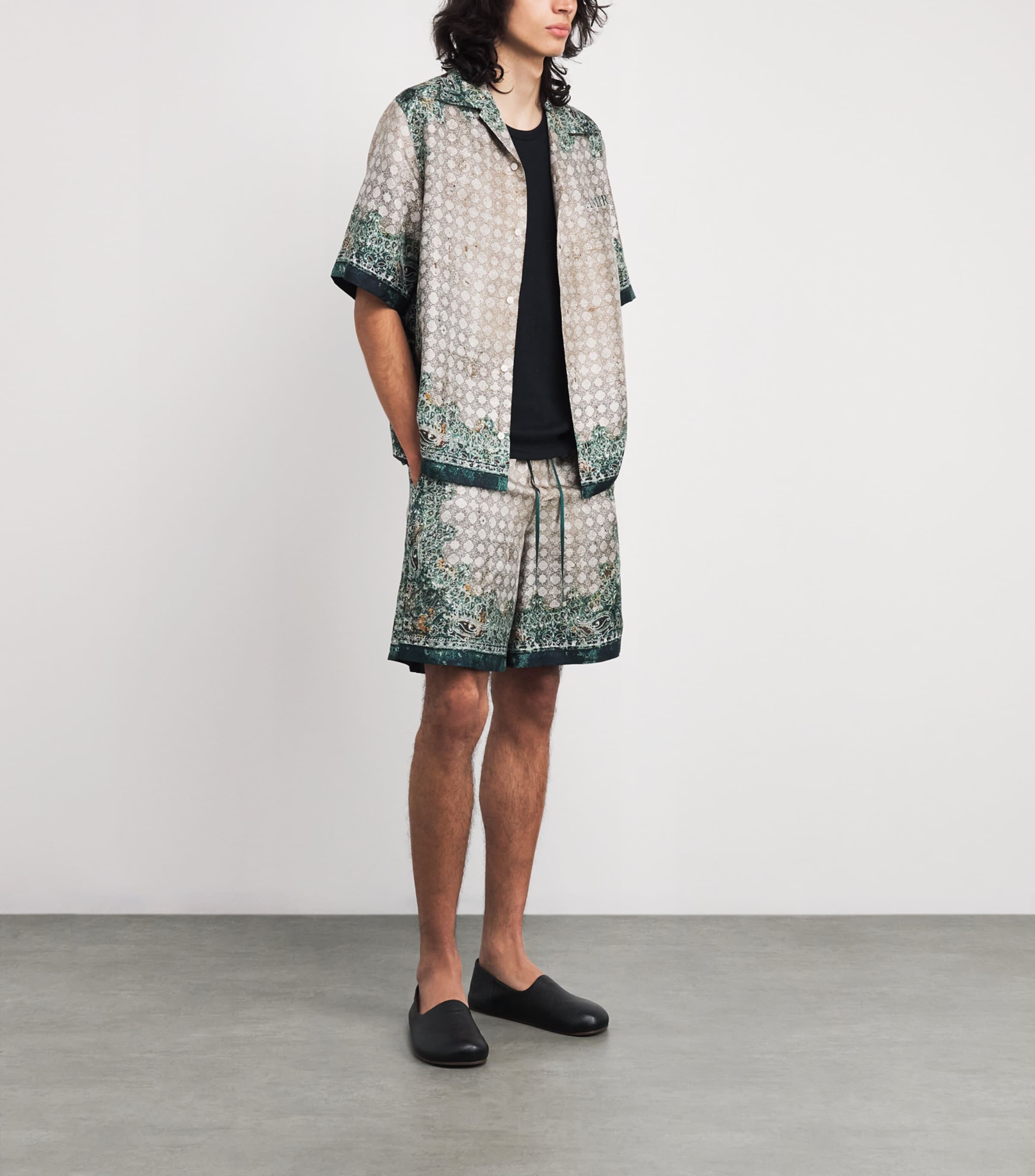 Silk Bandana Print Shirt MULTI Image 2