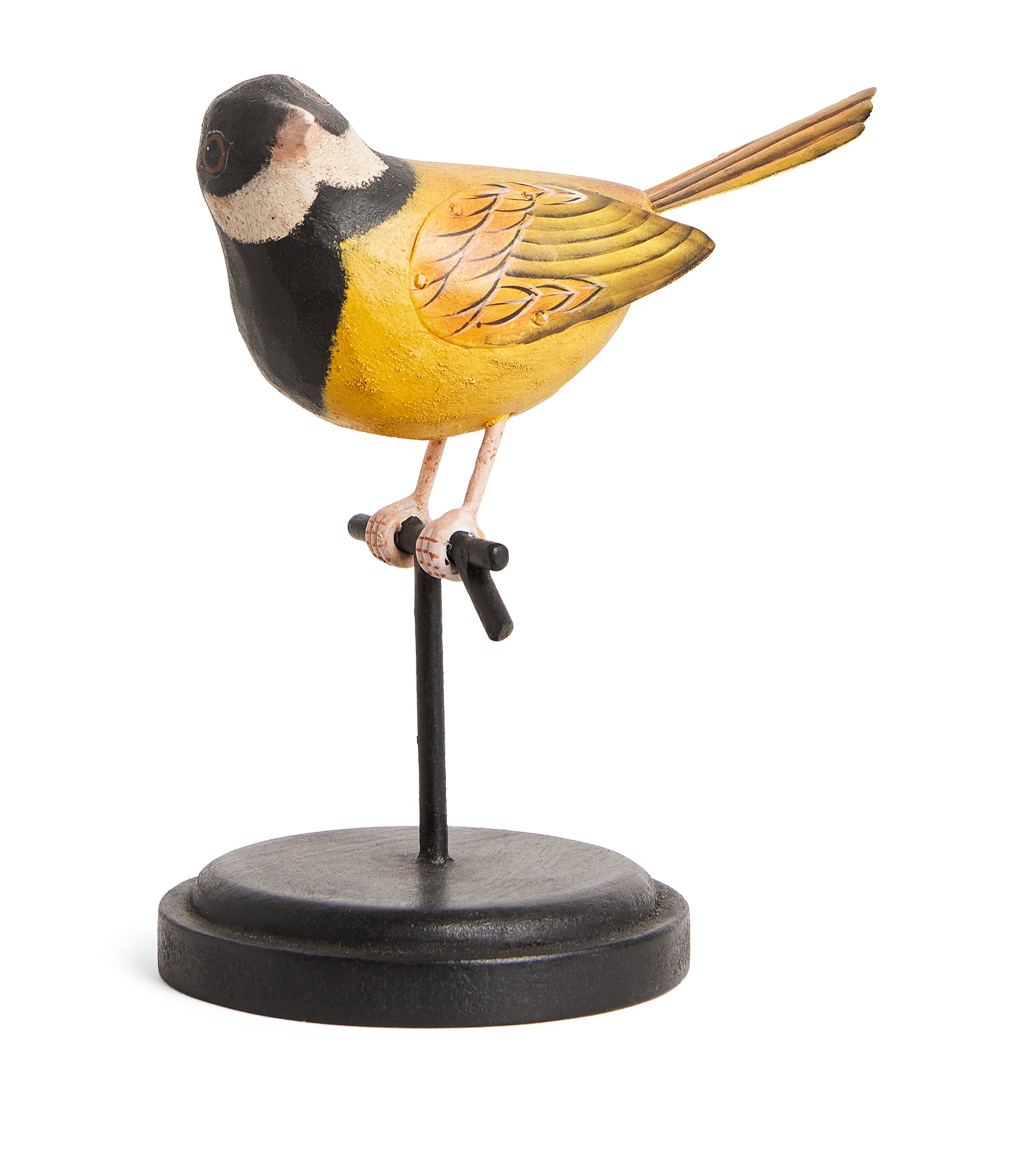 Harrods Wooden Bird Ornament In Yellow