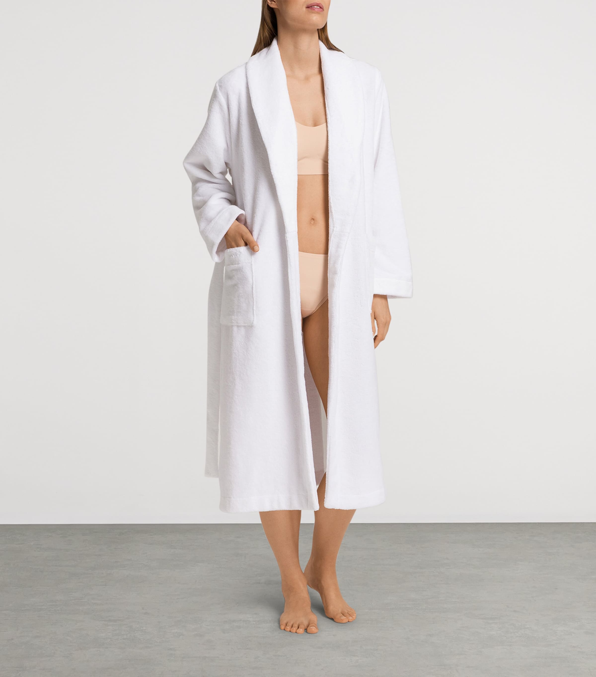 Cotton Robe WHITE Image 5