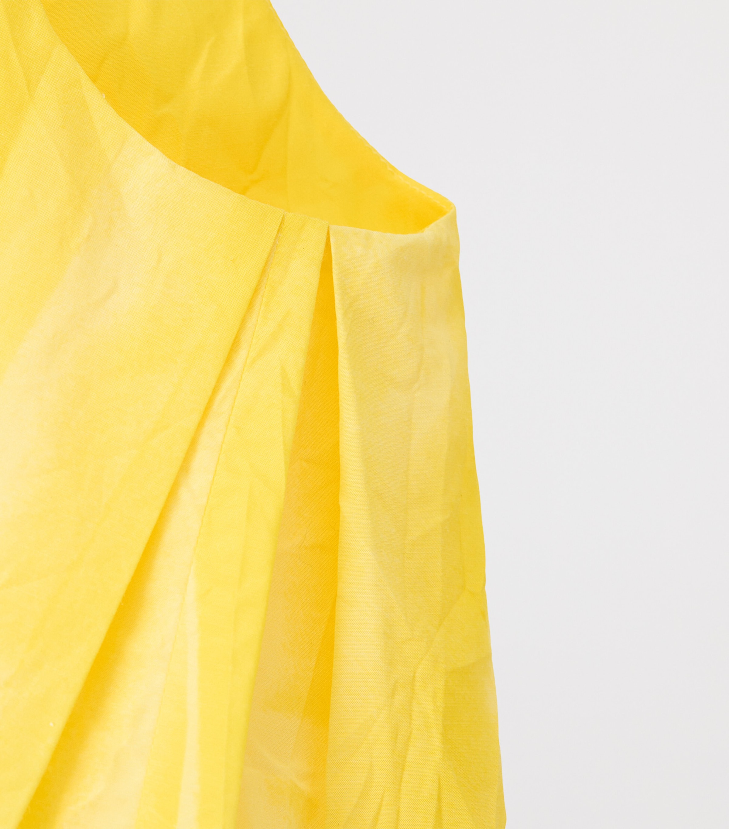 LOEWE Womens Cotton-Blend Scoop-Neck Mini Dress Yellow Image 5