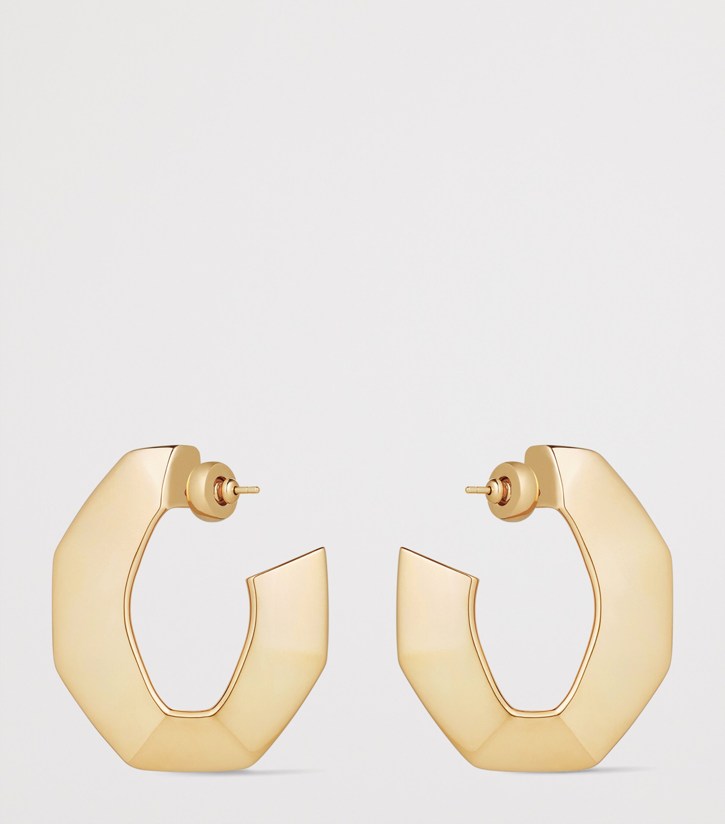 Large Structural Earrings GOLDEN YELLOW Image 5