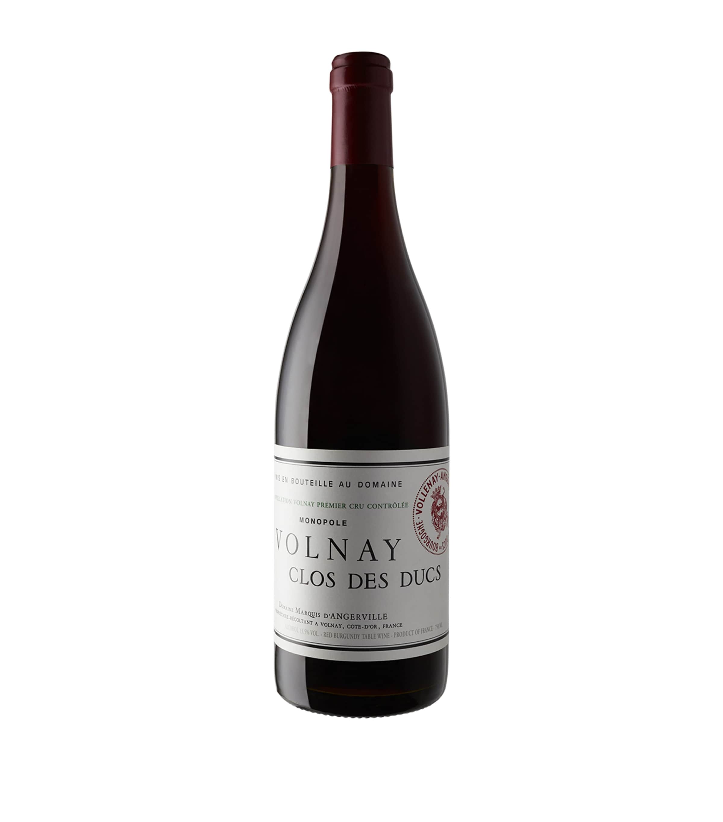 Domaine Marquis D'Angerville Domaine Marquis d'Angerville Clos des Ducs Volnay Premier Cru 2021 (75cl) - Burgundy, France | Wine & Spirits | Wine | Red Wine
