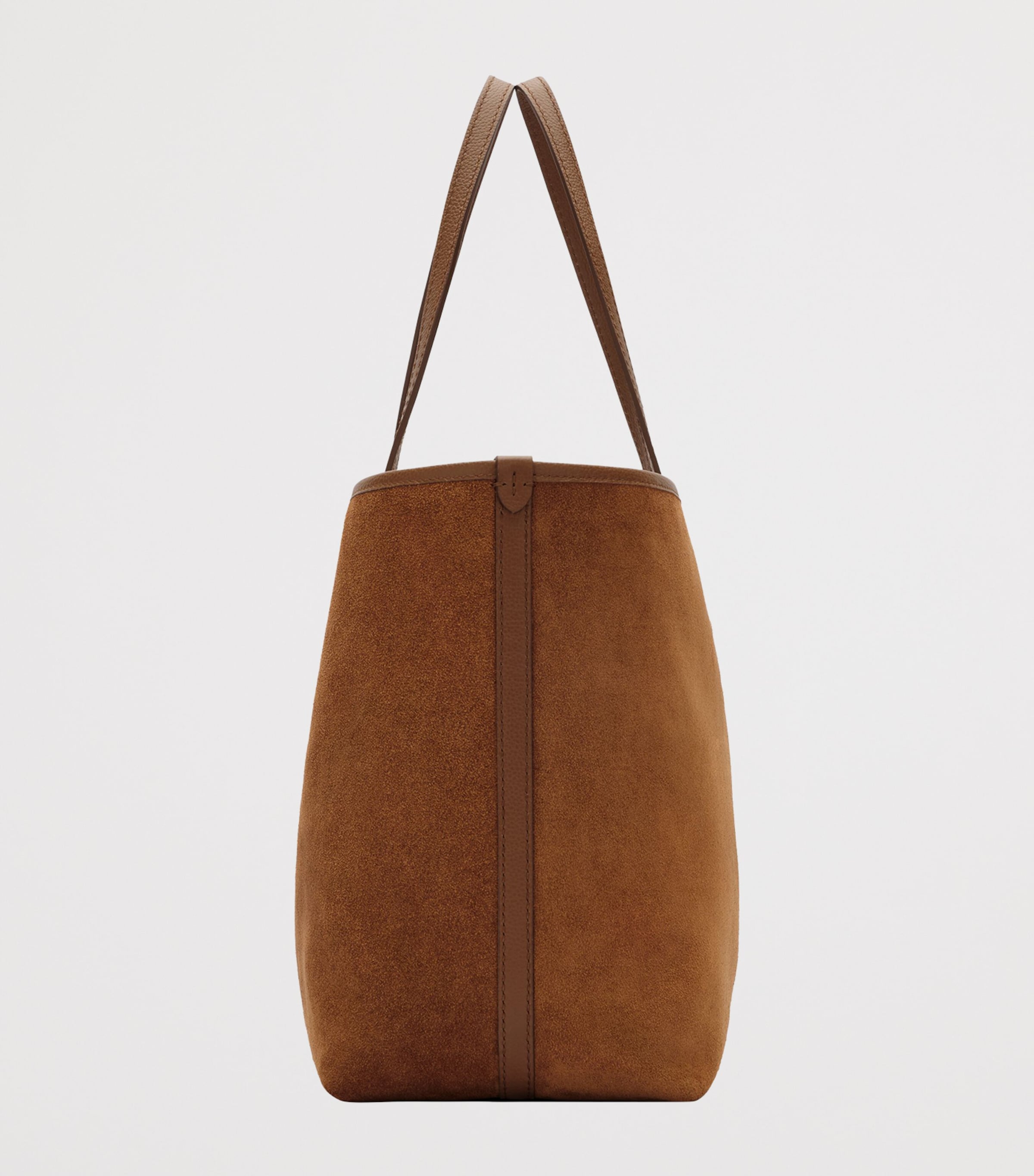 Burberry Medium Suede-Check Reversible Bloomsbury Tote​ Bag Hazel/sand Check Image 5