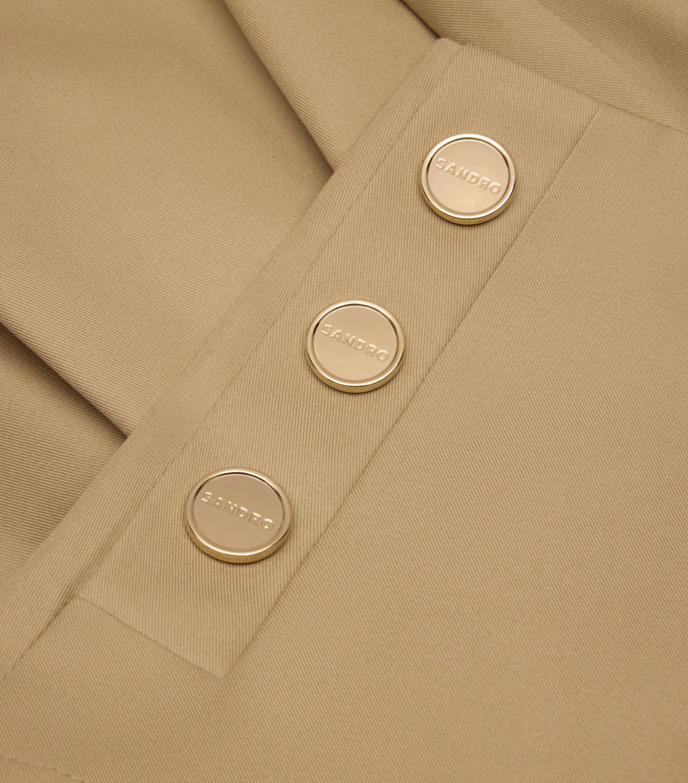 Cotton Ruffled Mini Skirt BEIGE Image 5