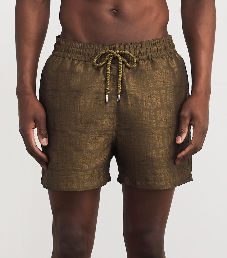 Palmeria Rio Swim Shorts 842-DARK OLIVE Image 3