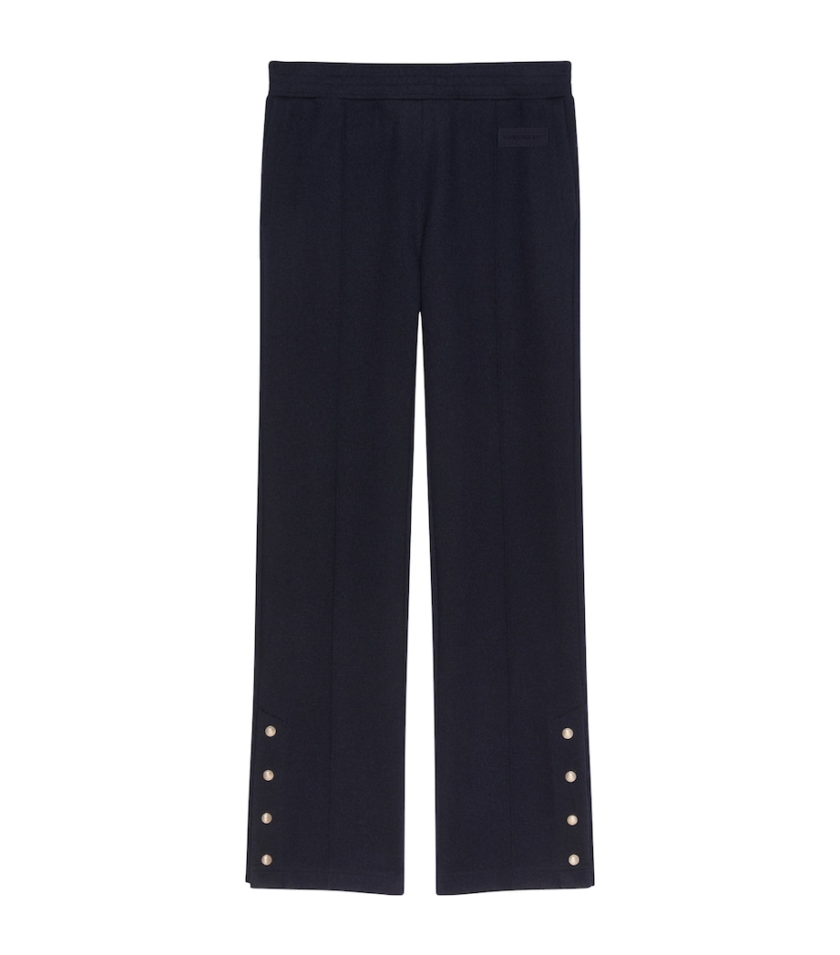 Cotton Track Trousers NAVY Image 1