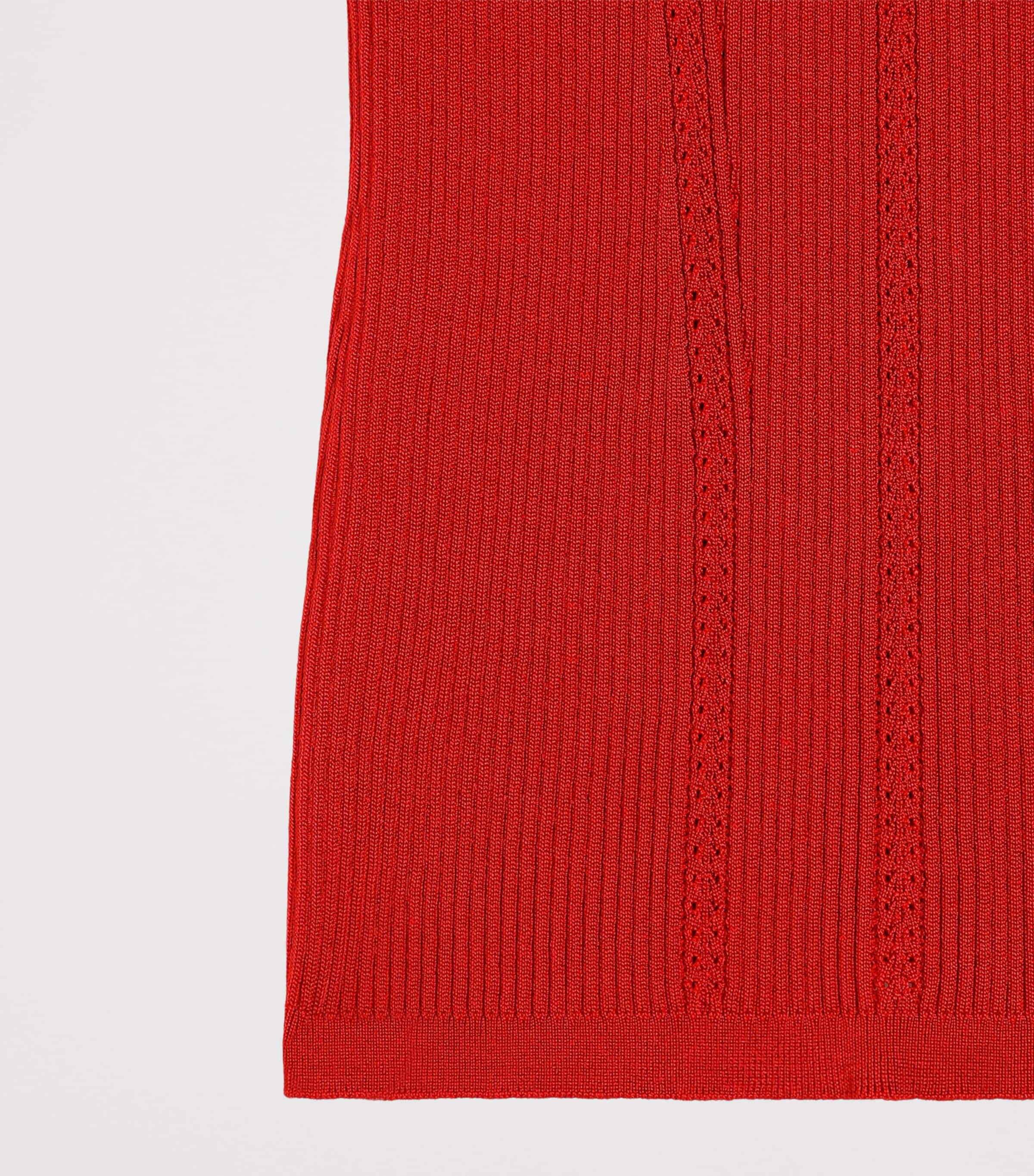 Dolce&Gabbana Womens Corset-Stitch Top Nail Red Image 4