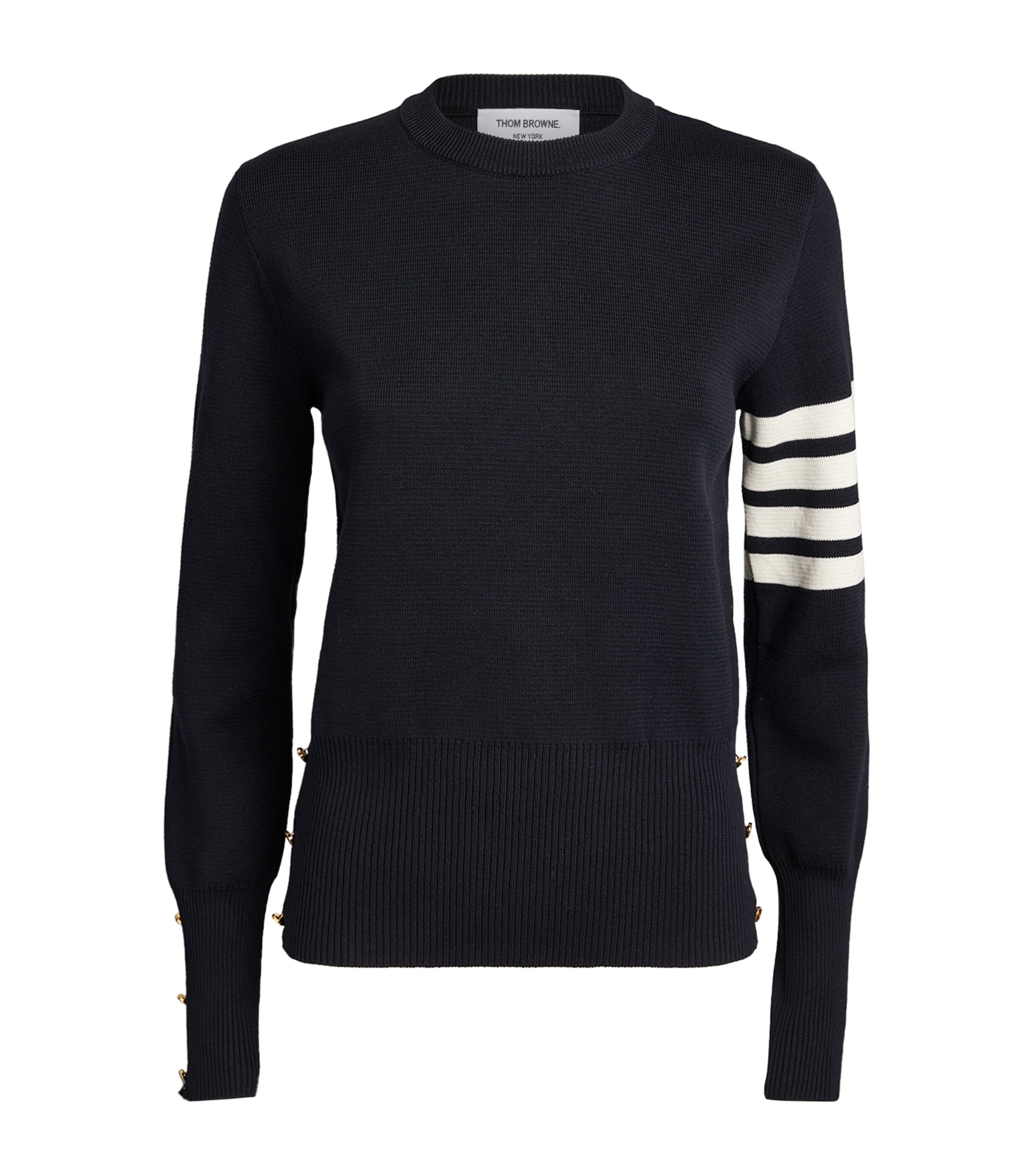 4-Bar Sweater NAVY Image 1