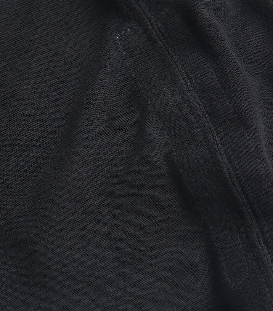 One-Shoulder Ziggy Crop Top 09 BLACK Image 5