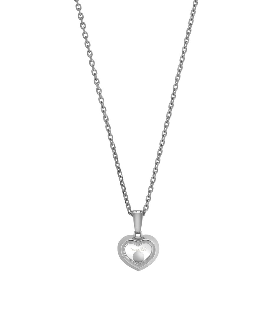 White Gold and Diamond Happy Diamonds Icons Pendant 18K WHITE GOLD Image 3