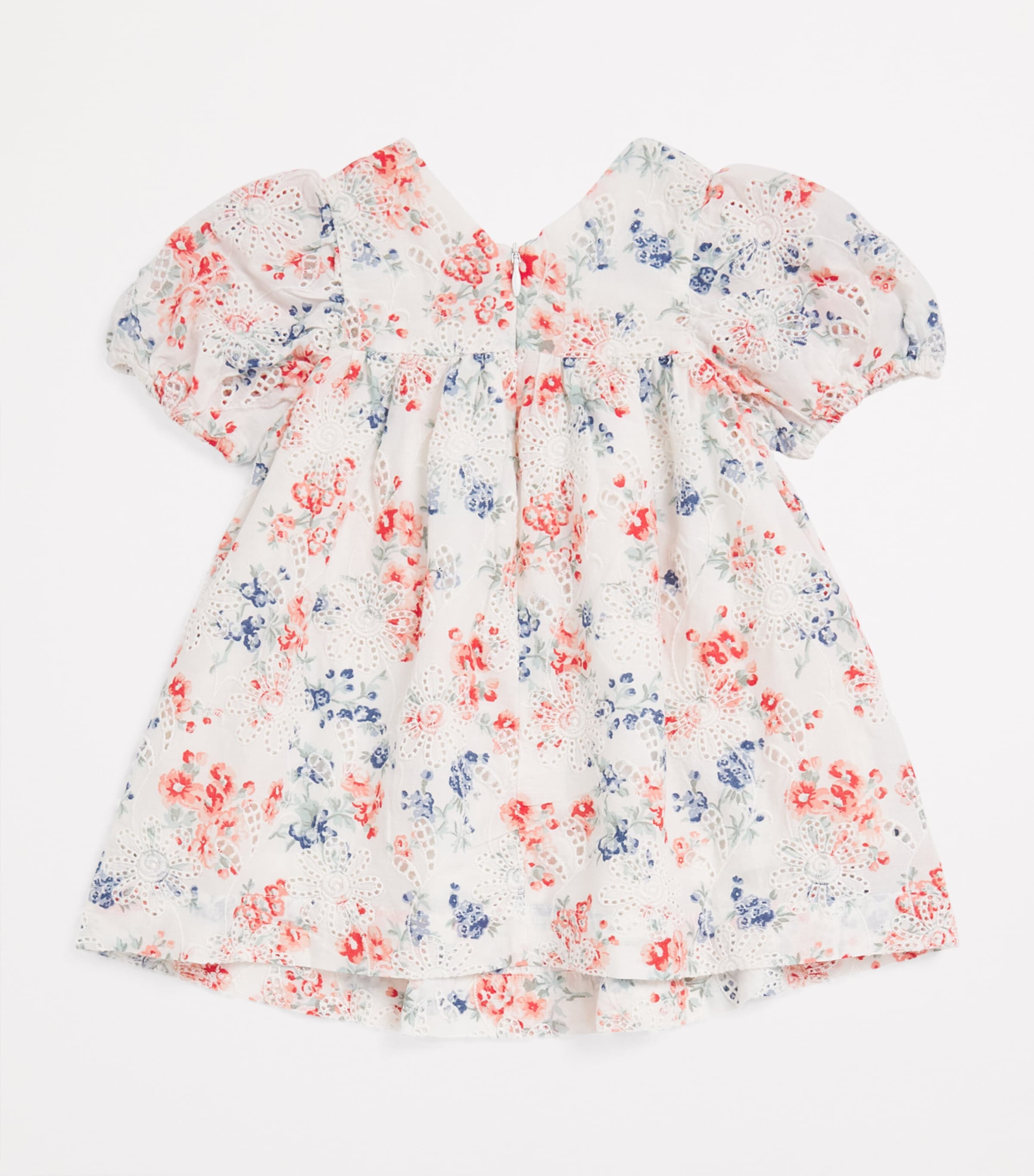 Tartine et Chocolat Broderie Anglaise Floral Dress (3 Months-4 Years) Blanc Image 2