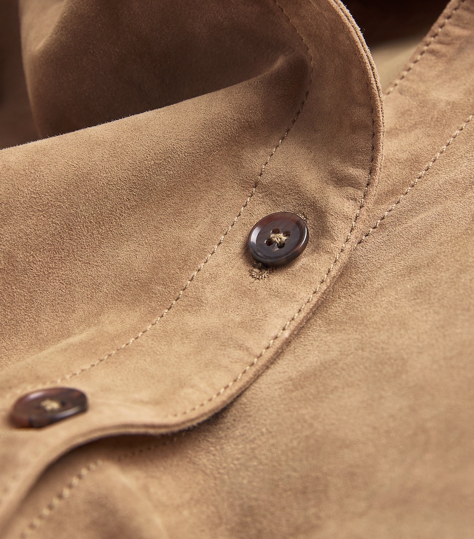 Suede Catarine Shirt OLIVE Image 5