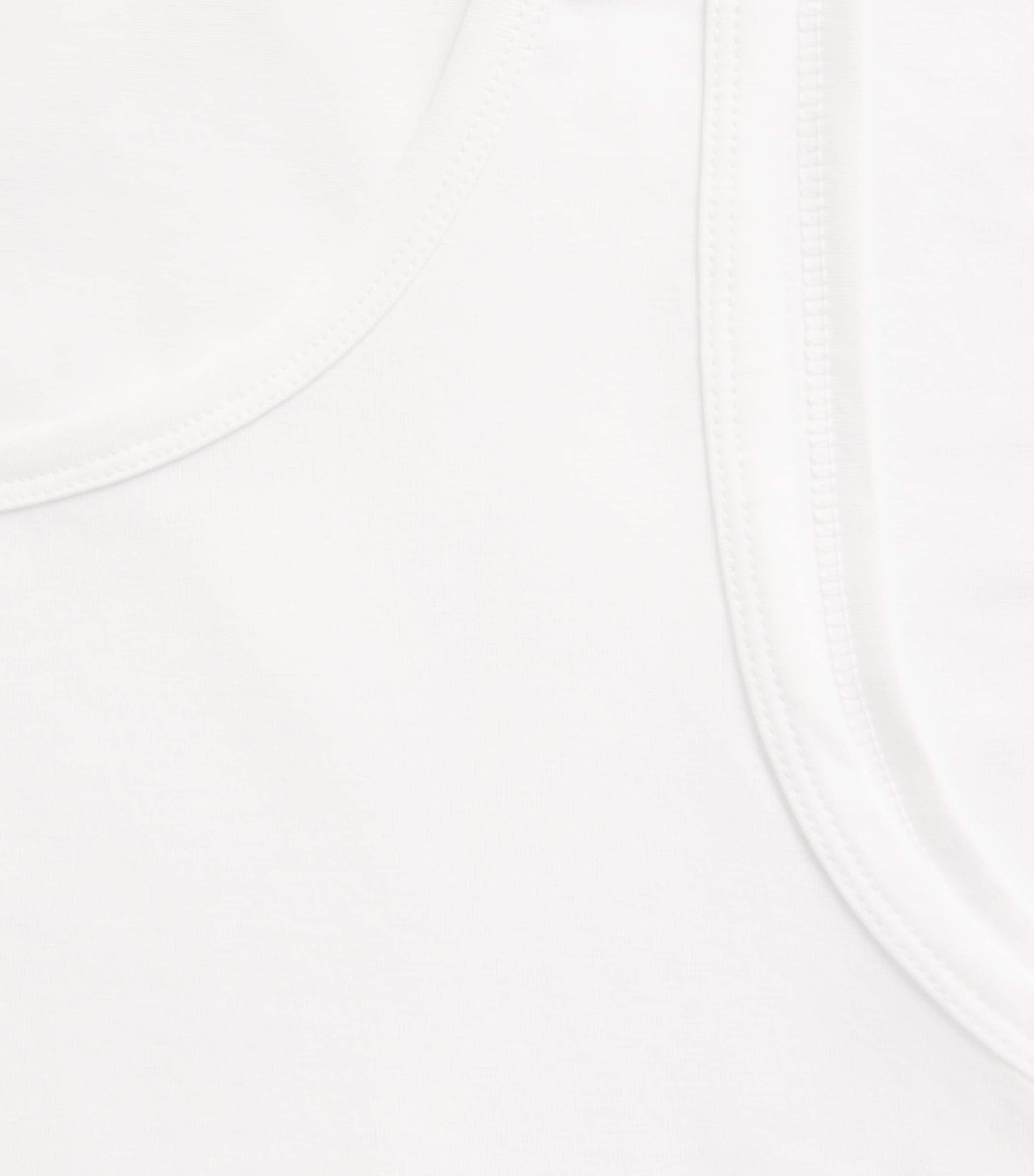 Falke Mens Egyptian Cotton Vests (Pack of 2) White Image 4