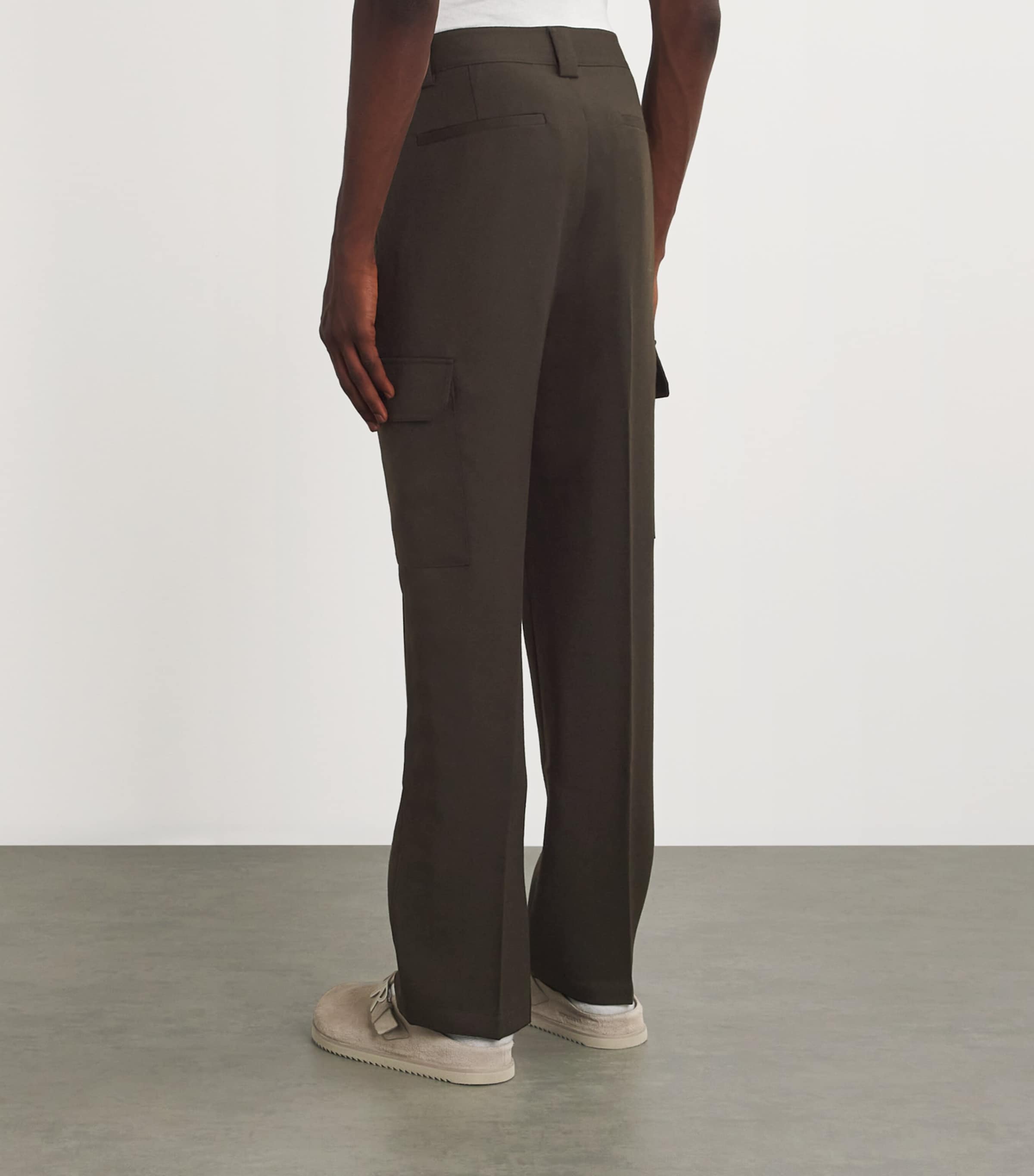 FRAME Wool Cargo Trousers | Harrods US