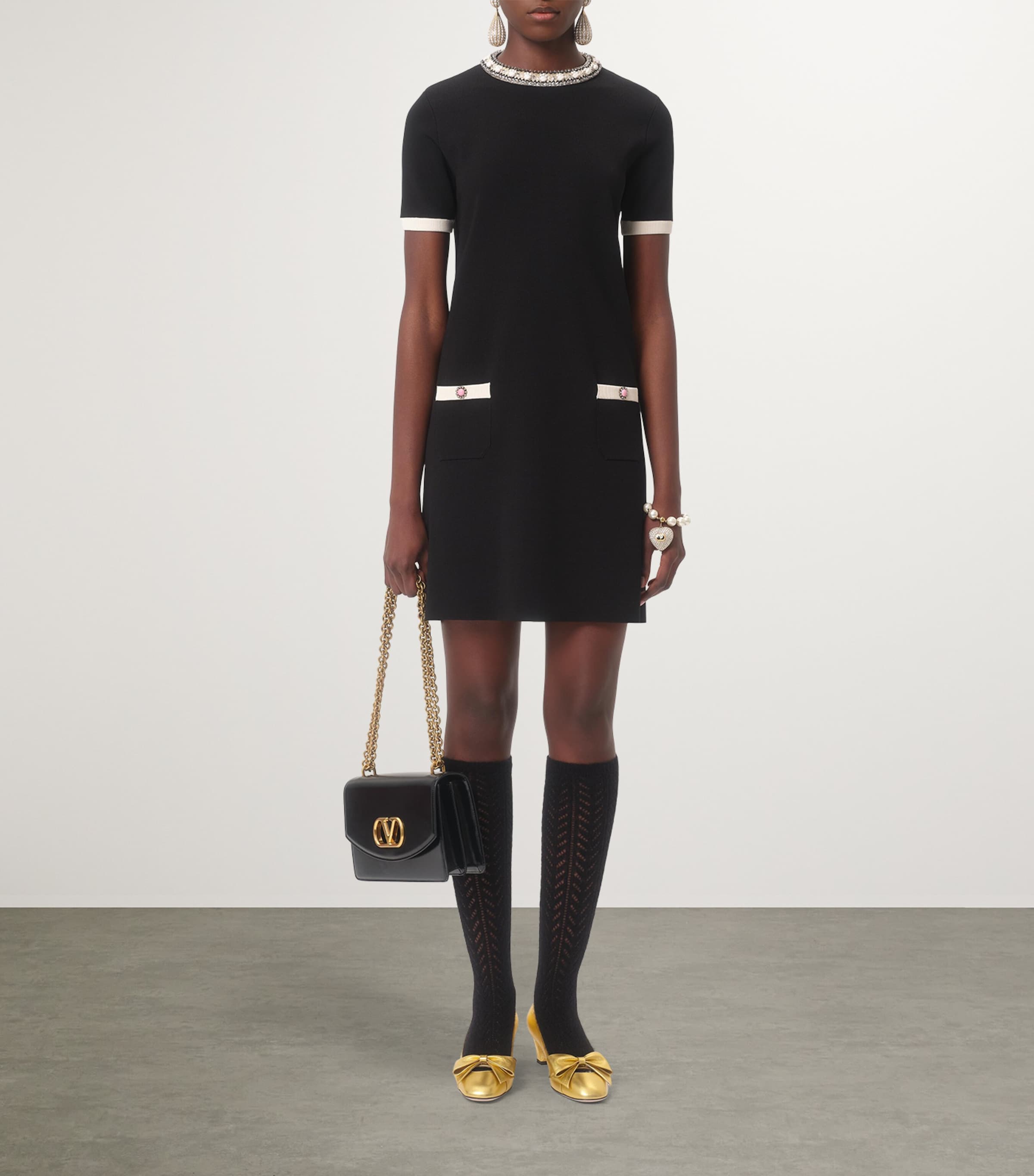 Valentino Embellished Mini Dress | Harrods CA