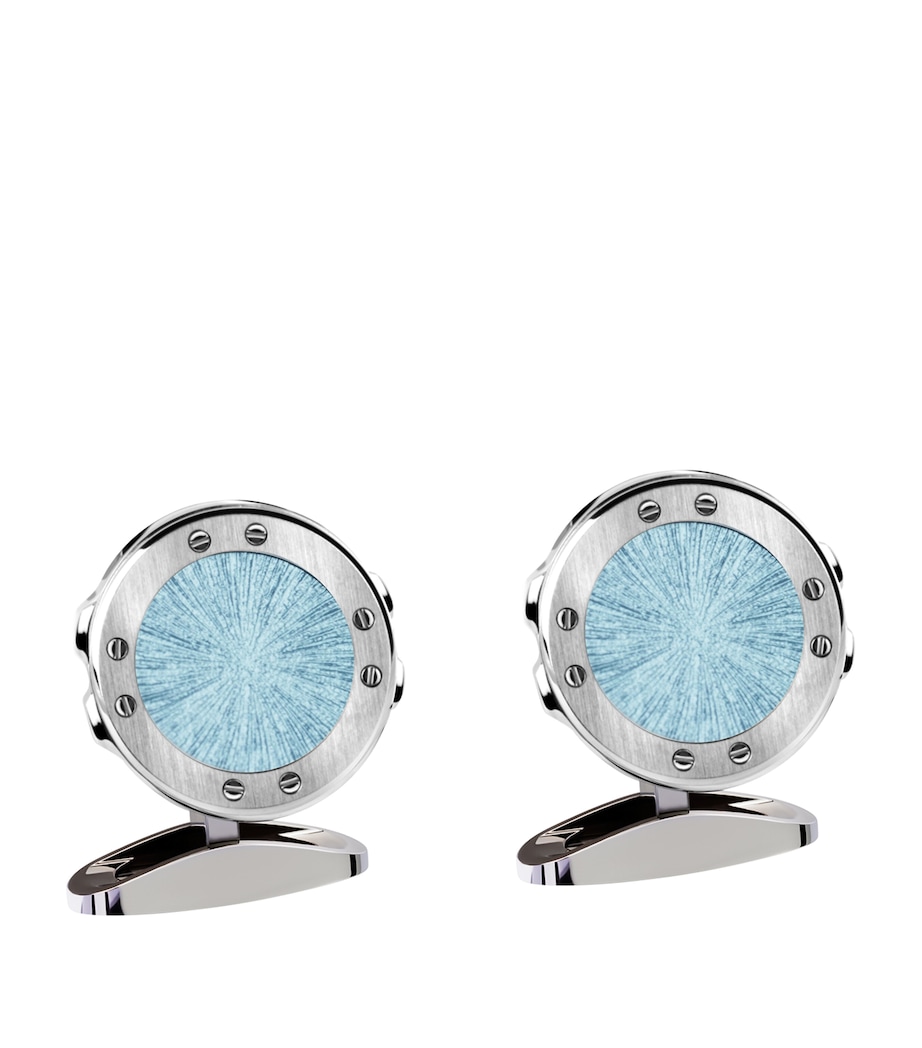 Alpine Eagle Cufflinks BLUE Image 1
