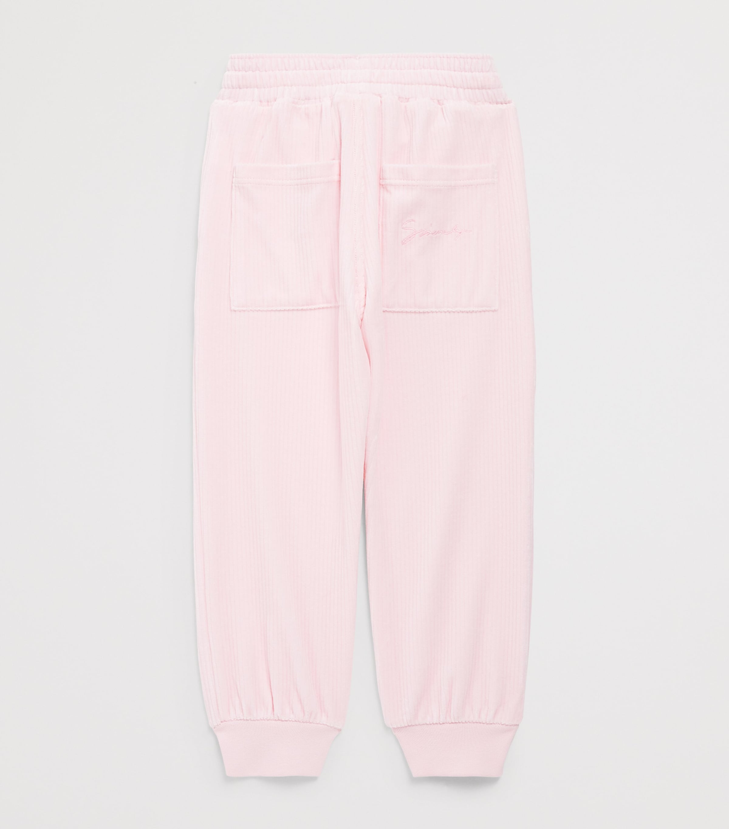 Corduroy Script Logo Sweatpants (4-12+ Years) MARSHMALLOW Image 2