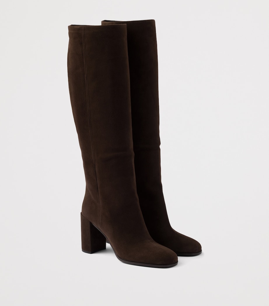 Suede Knee-High Boots 55 F0003 Image 2