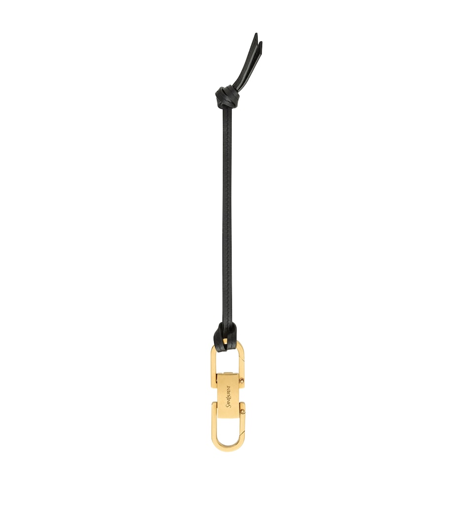 Saint Laurent Leather Kiss Kiss Key Chain Image 1