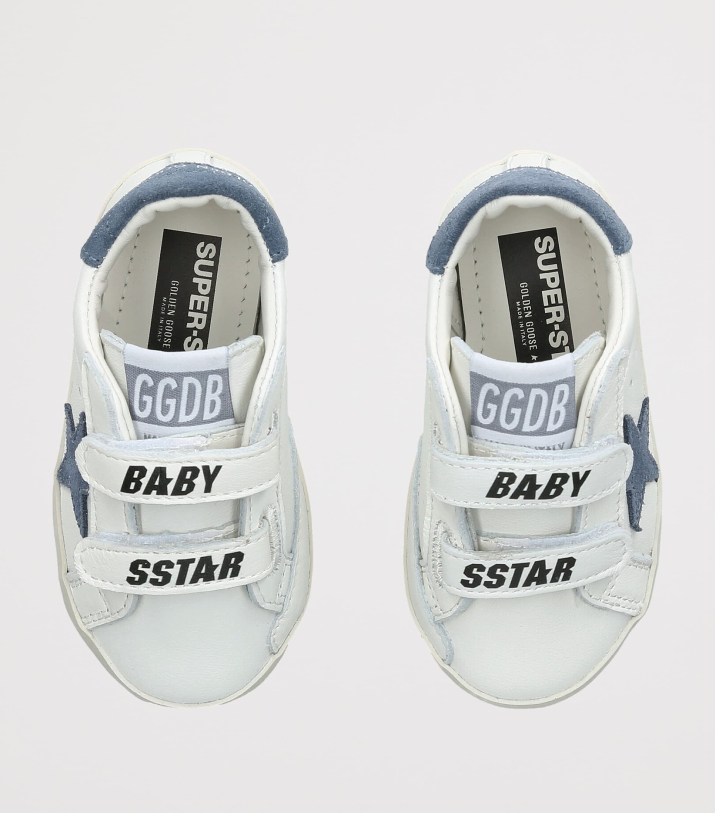 Golden Goose Leather Baby School Sneakers White/oth Image 3