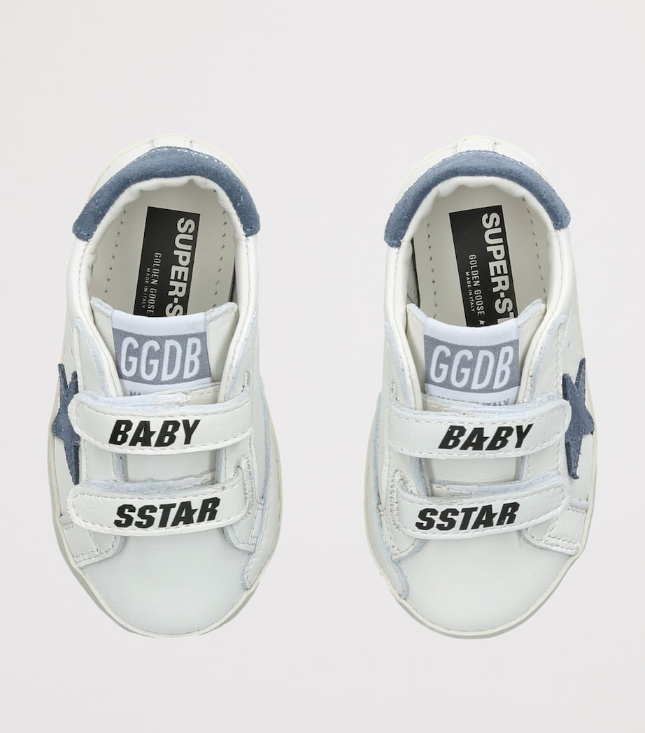 Golden Goose Leather Baby School Sneakers White/oth Image 3