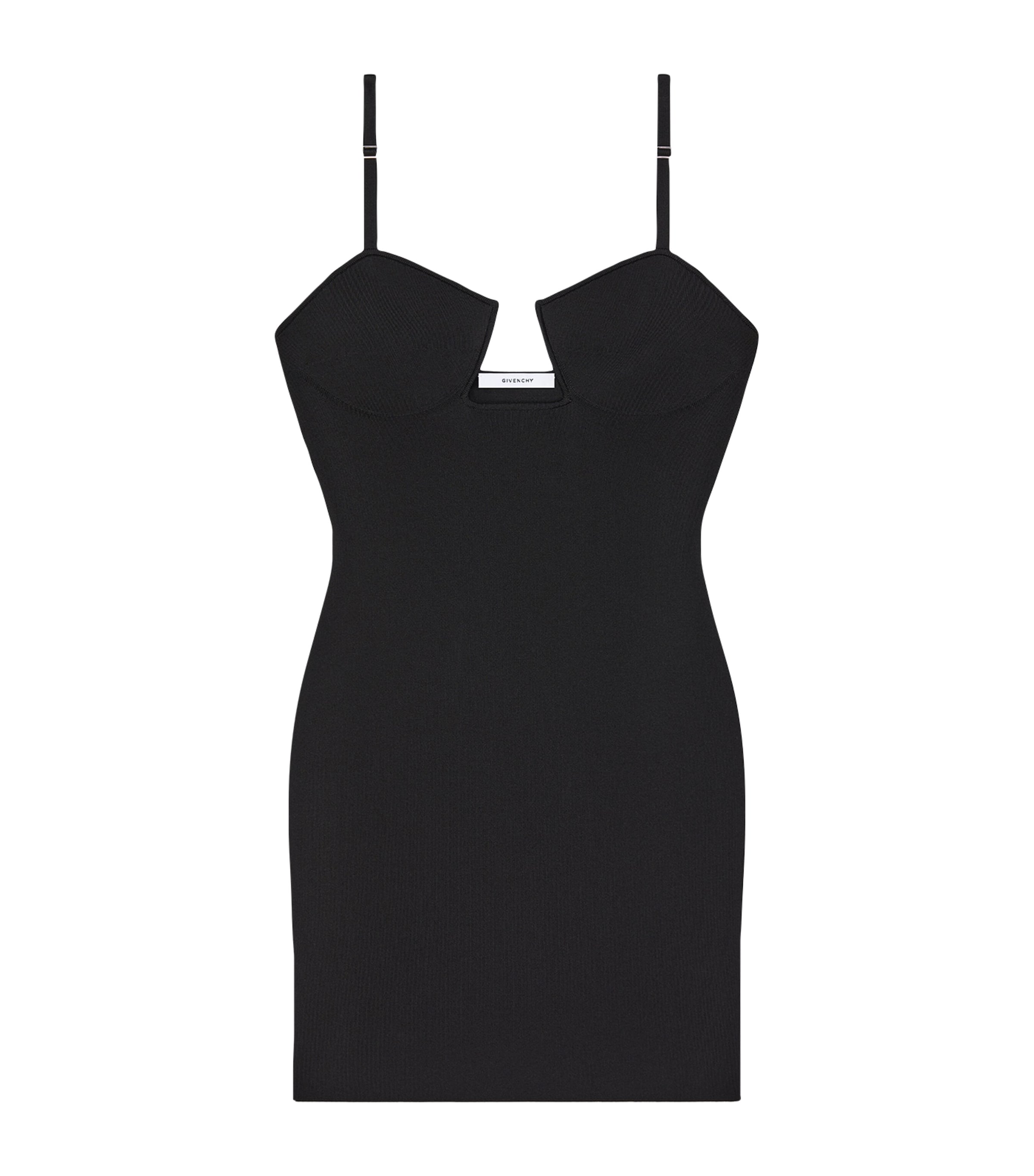 Givenchy Womens Bustier Mini Dress Black Image 1