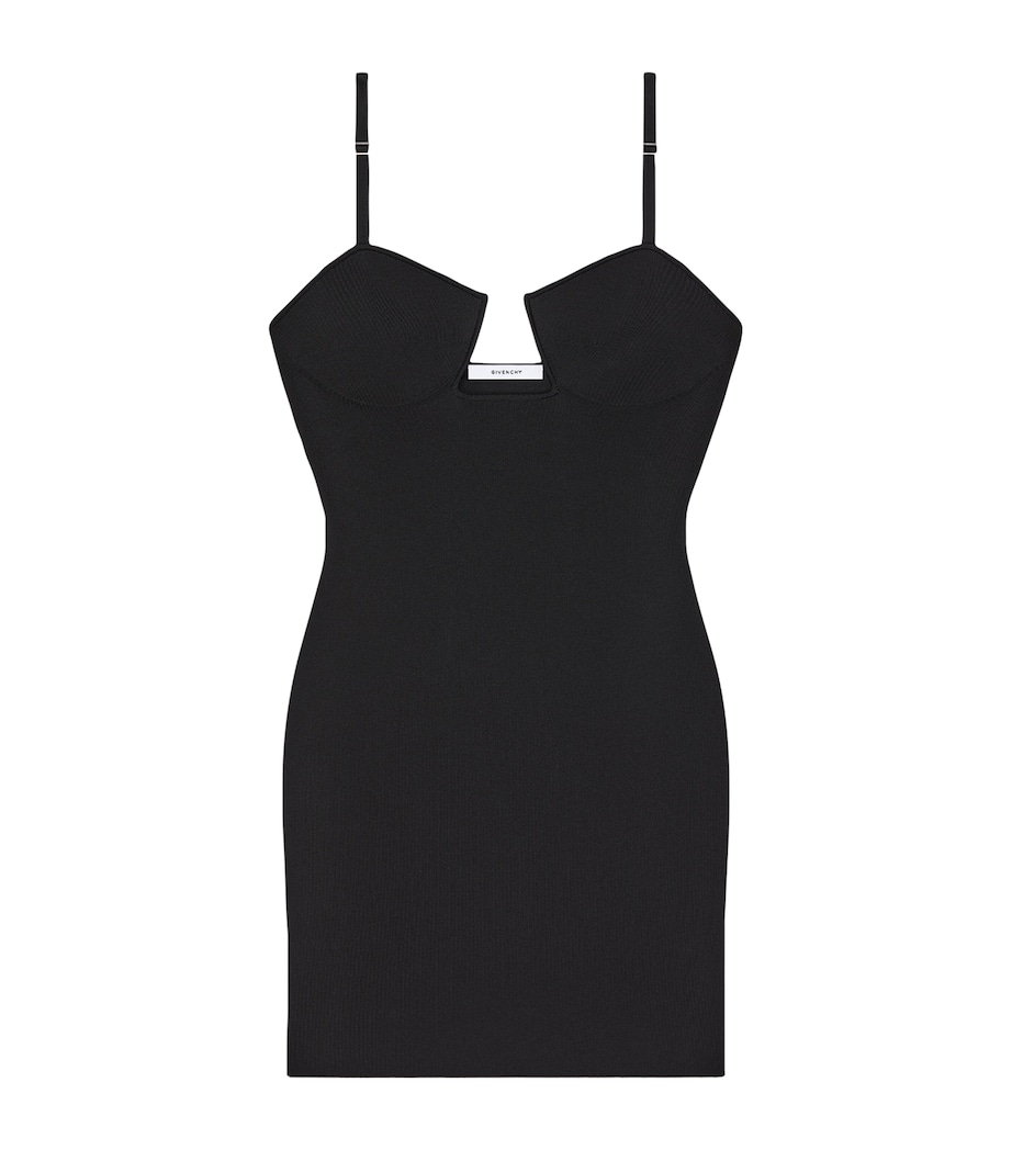 Givenchy Womens Bustier Mini Dress Black Image 1