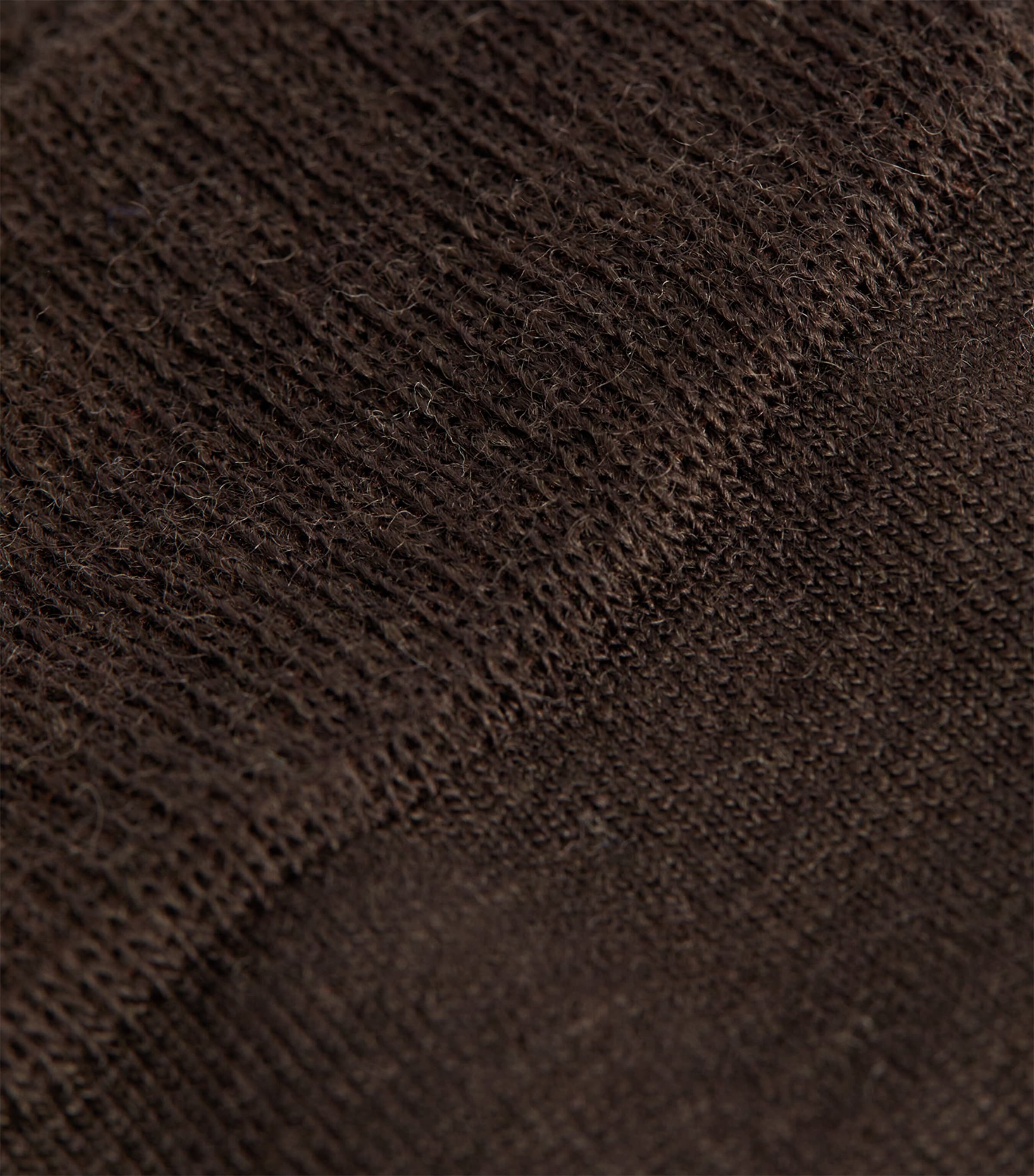 Soft Merino Socks 5239 DARK BROWN Image 2