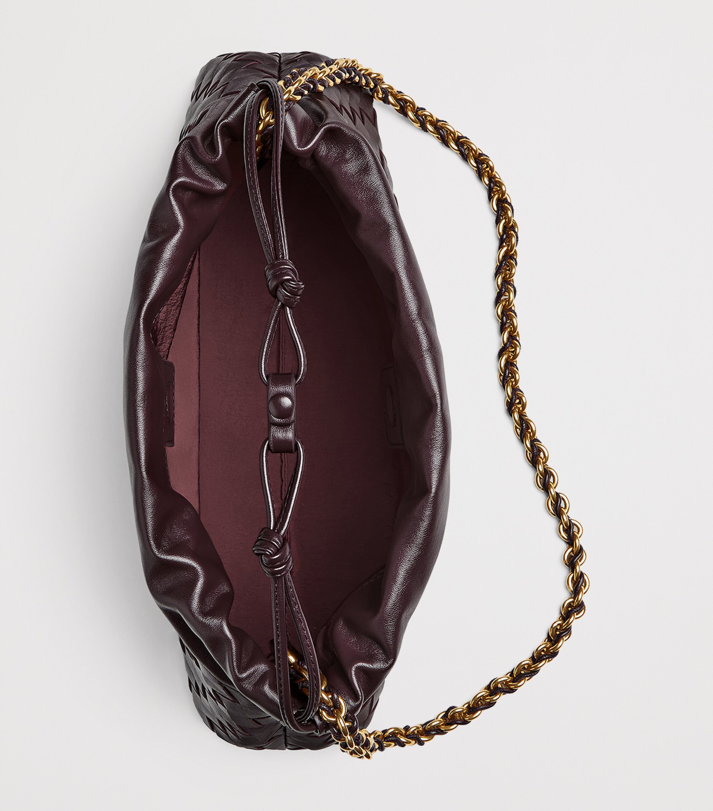 Bottega Veneta Intrecciato Leather Notte Shoulder Bag Image 3
